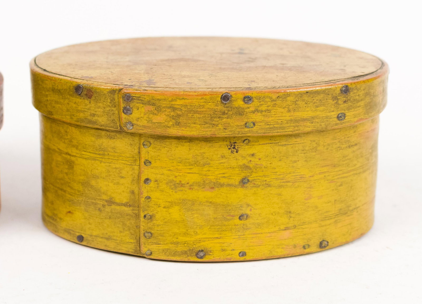 TWO ANTIQUE PAINTED PANTRY BOXES - 4