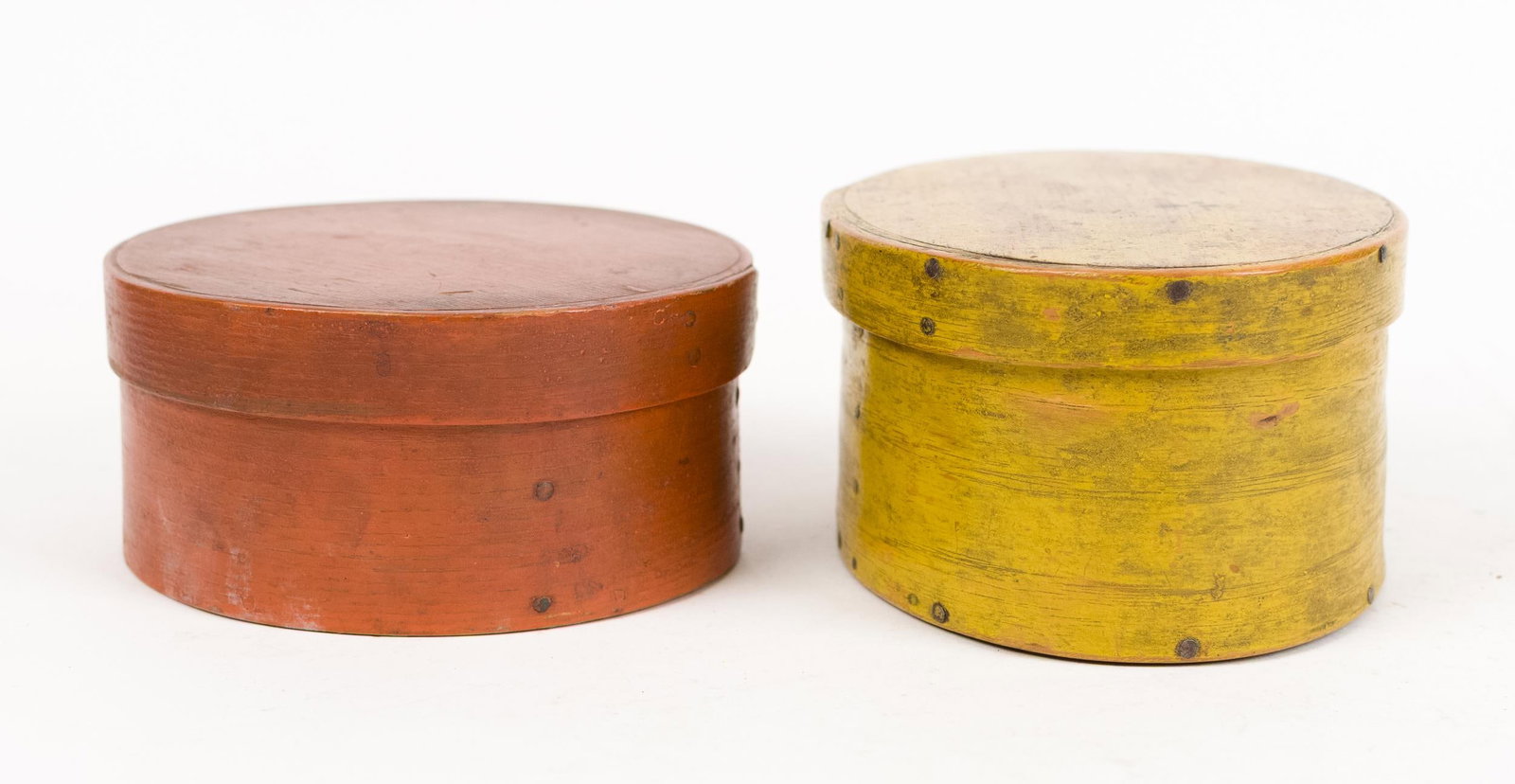 TWO ANTIQUE PAINTED PANTRY BOXES - 6