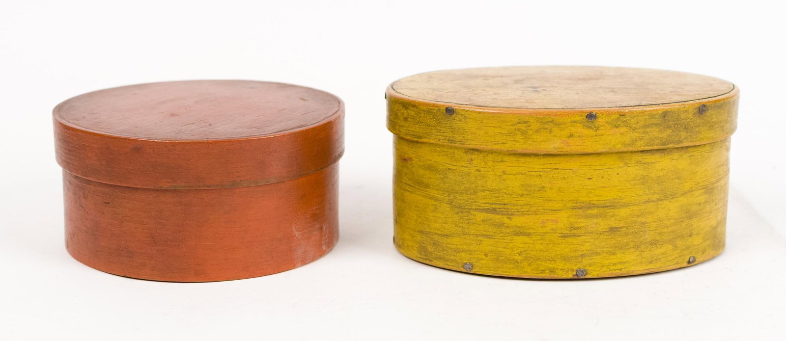 TWO ANTIQUE PAINTED PANTRY BOXES - 7