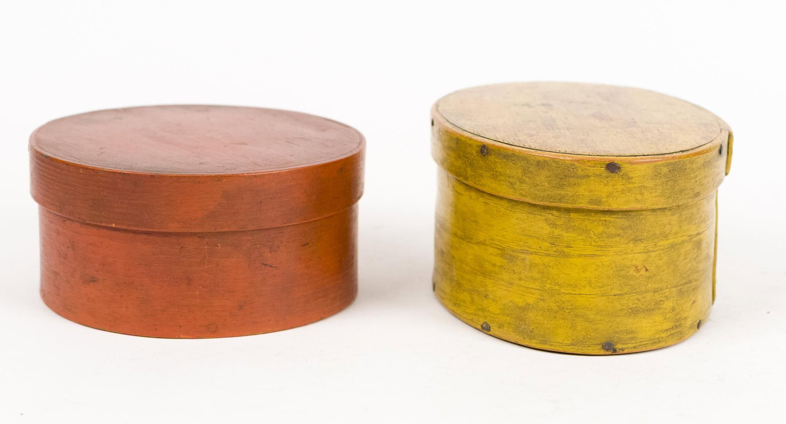 TWO ANTIQUE PAINTED PANTRY BOXES - 8