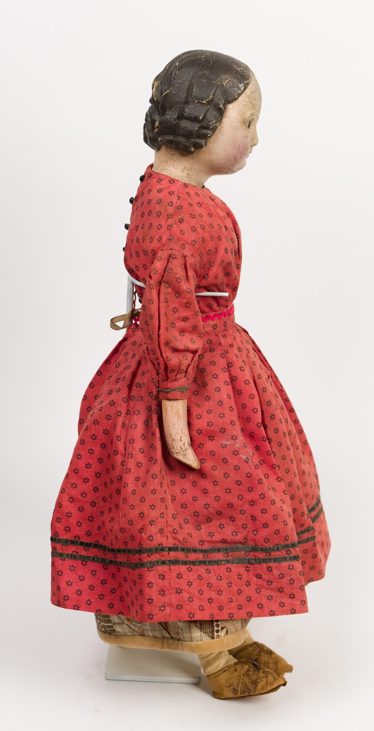 19TH C. RUBBER HEAD DOLL. - 12