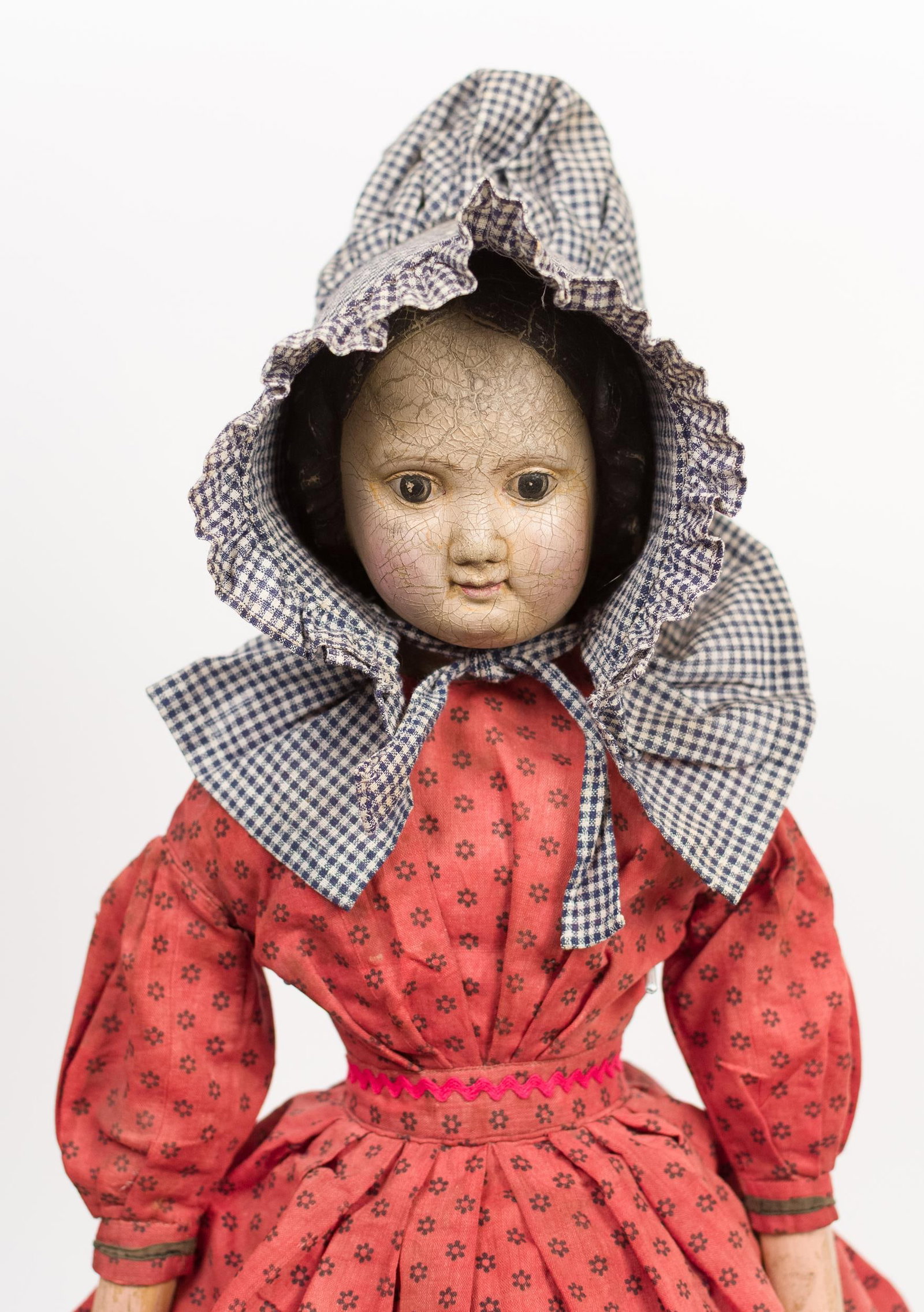 19TH C. RUBBER HEAD DOLL. - 2