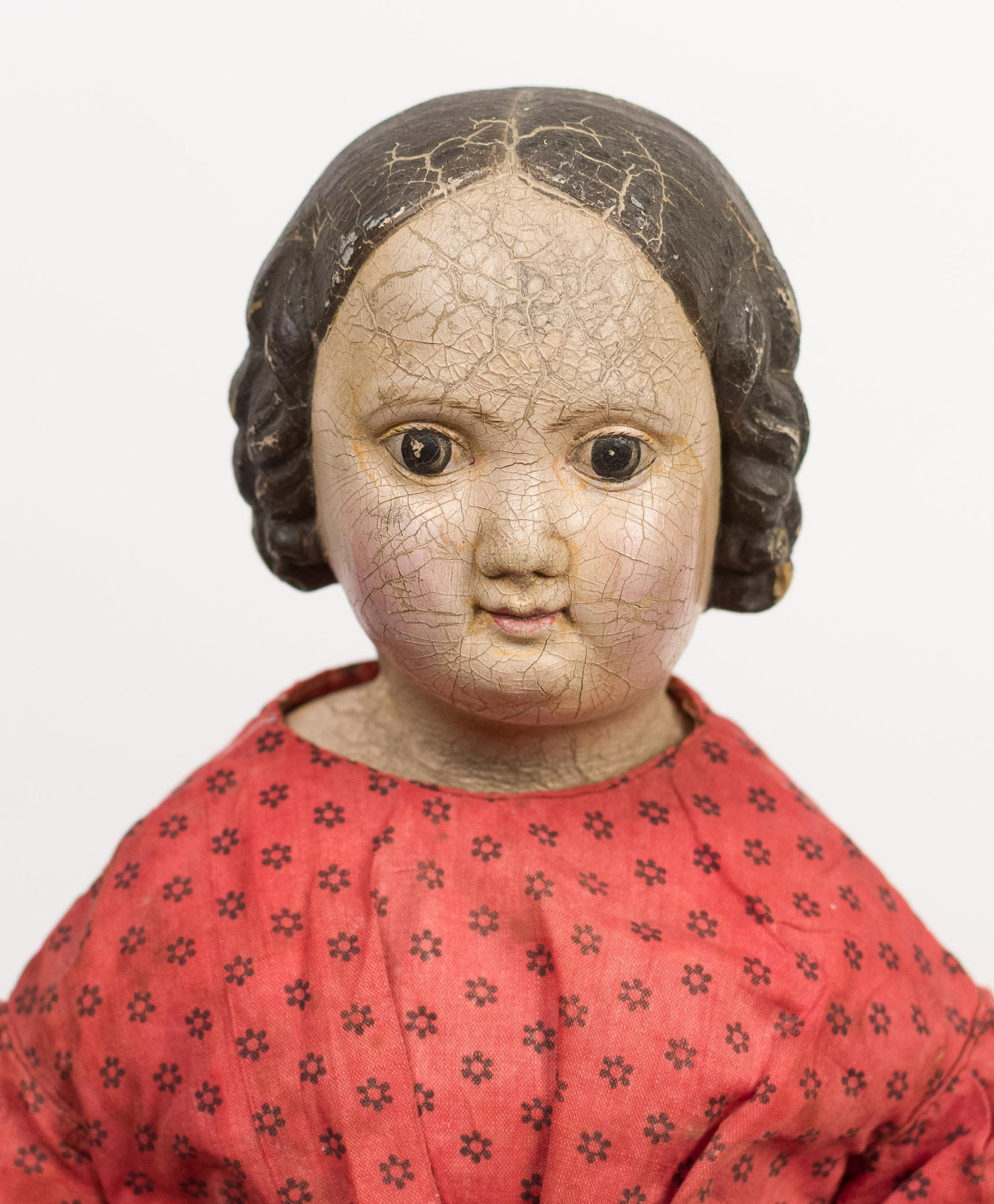 19TH C. RUBBER HEAD DOLL. - 3
