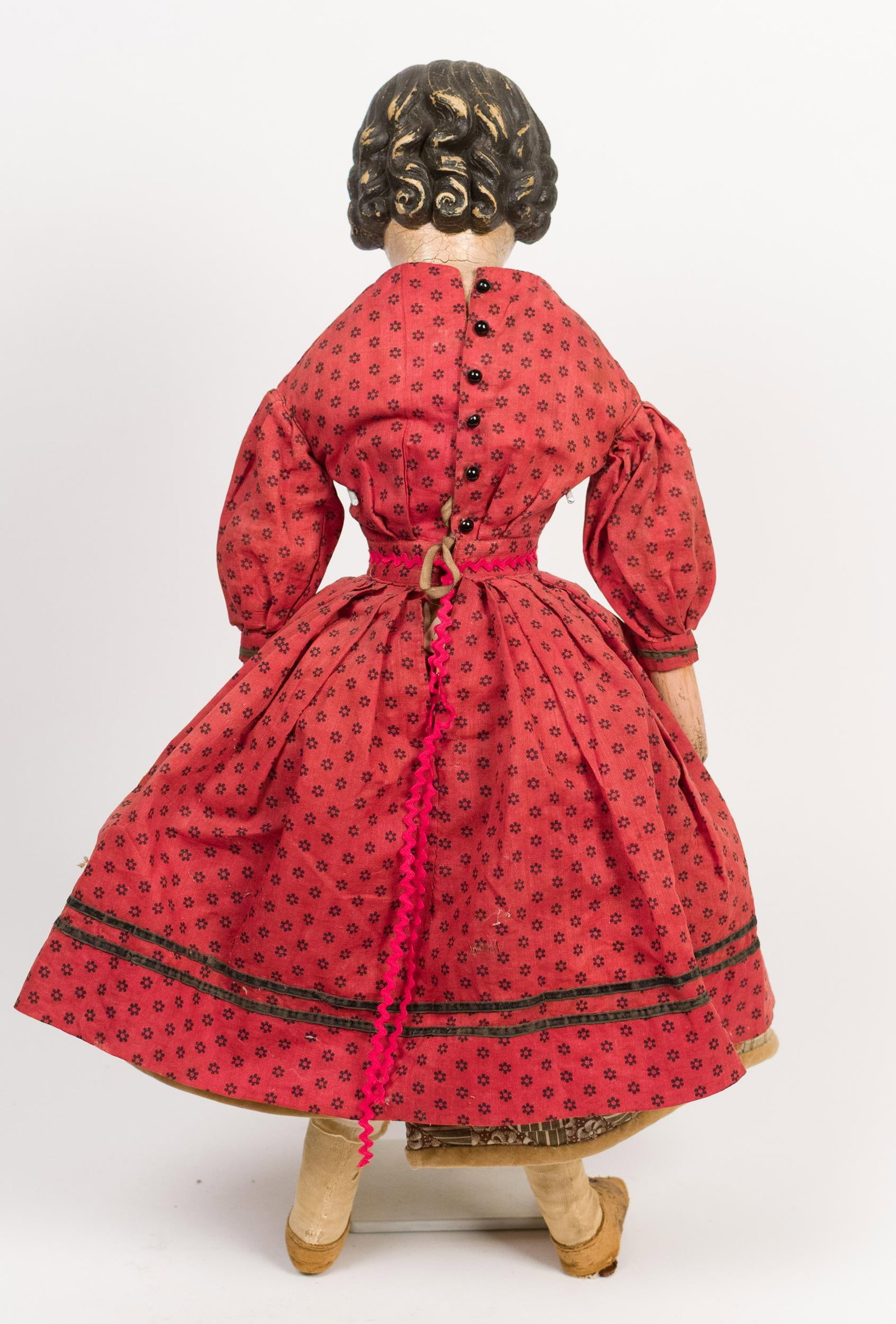 19TH C. RUBBER HEAD DOLL. - 9