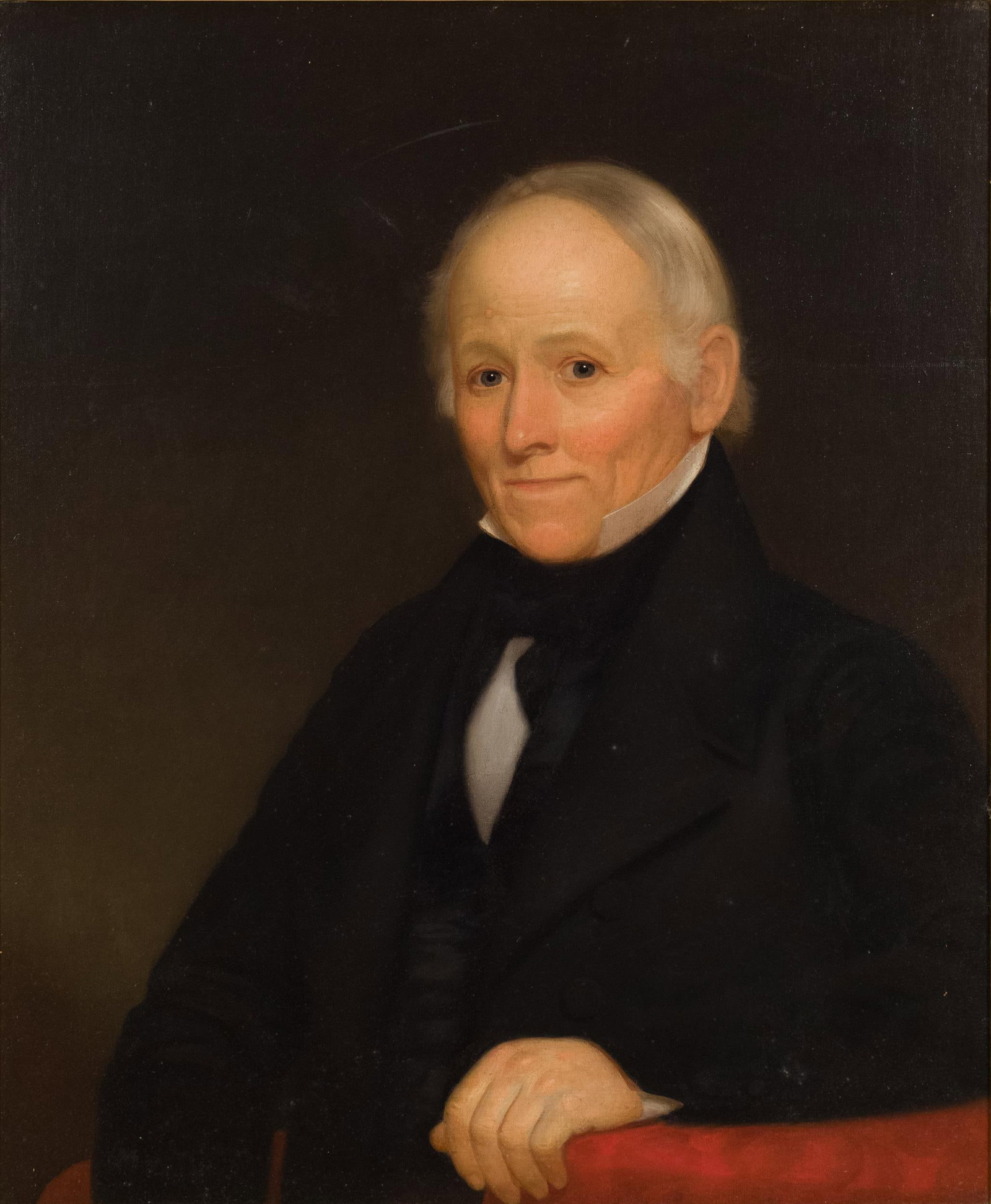 19TH C. PORTRAIT, BARNABUS EDMANDS. - 2