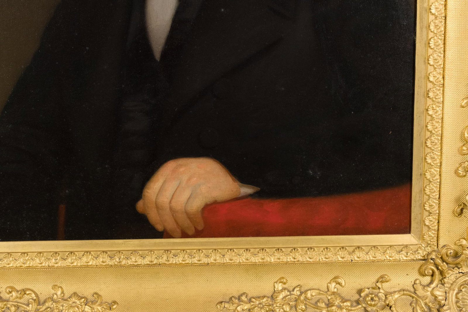 19TH C. PORTRAIT, BARNABUS EDMANDS. - 4