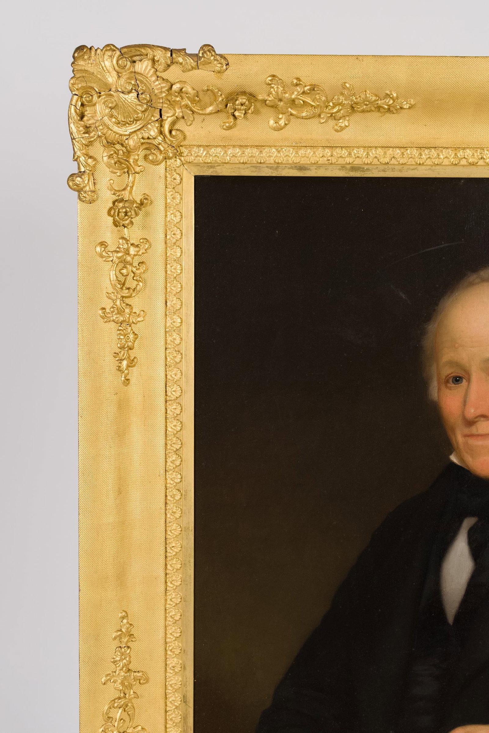 19TH C. PORTRAIT, BARNABUS EDMANDS. - 8