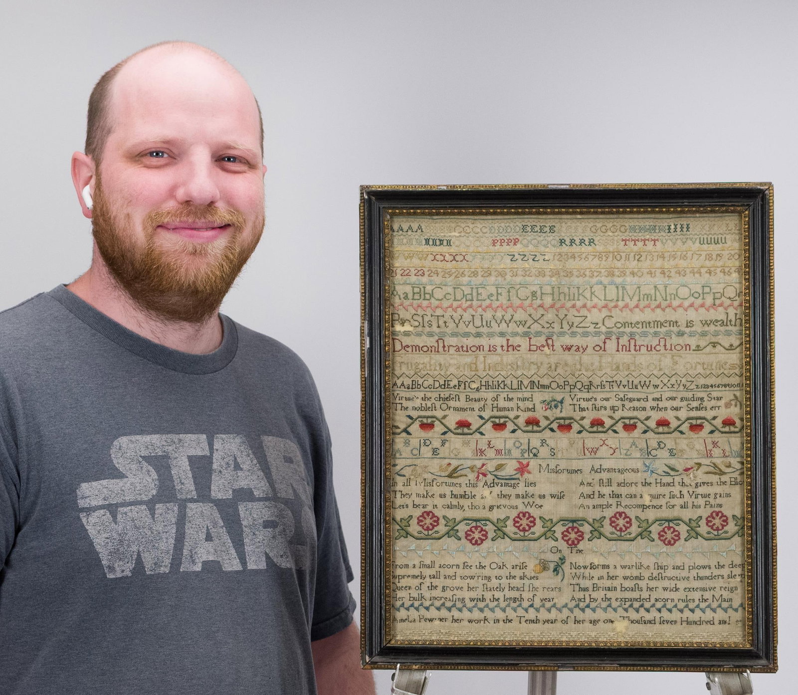 1782 AMELIA PEWMER SAMPLER.  - 7