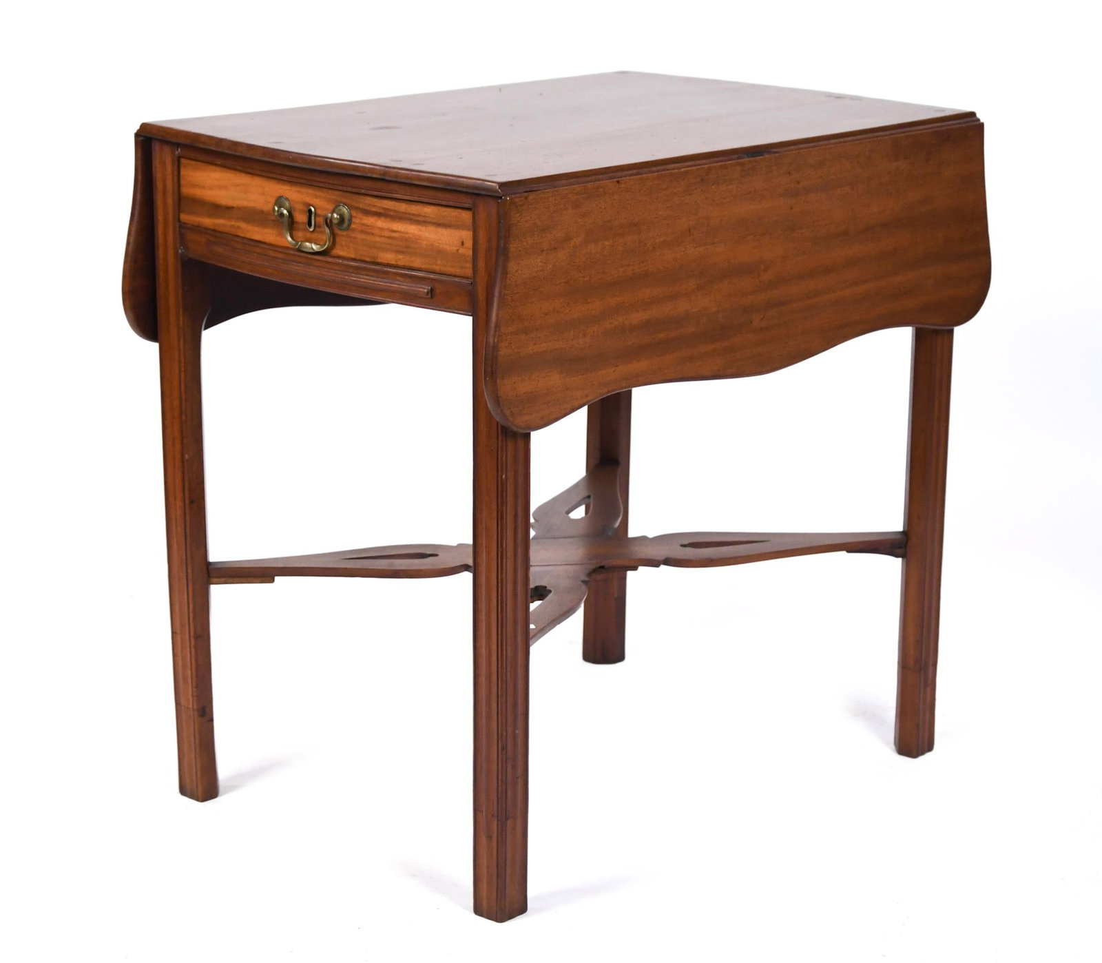 CHIPPENDALE PORTSMOUTH NH PEMBROKE TABLE. (1 of 10)