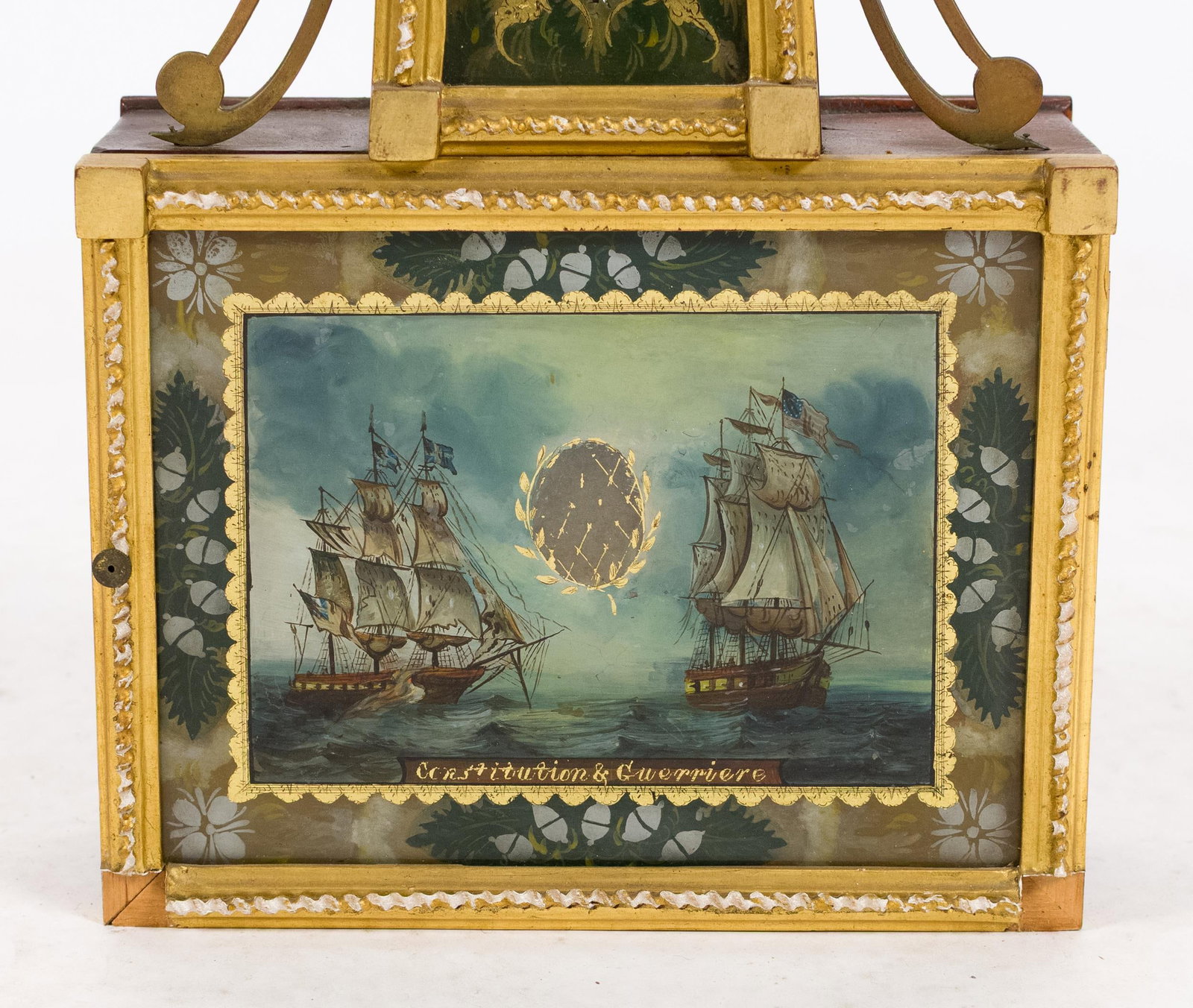 19TH C. WILLARDS PATENT BANJO CLOCK. - 4