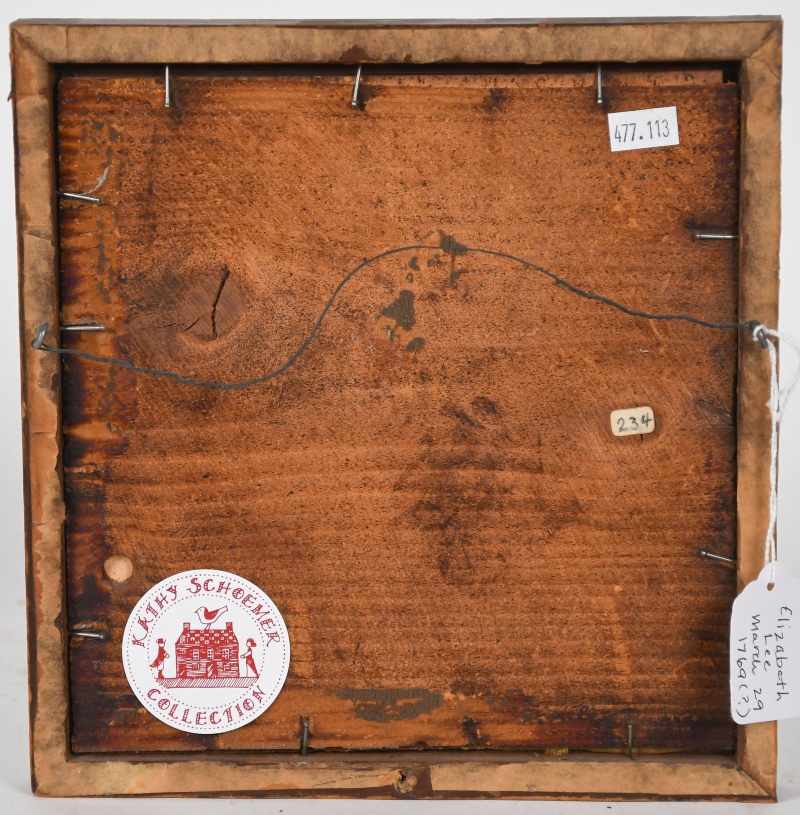 18TH C. SAMPLER, ELIZABETH LEE. - 5