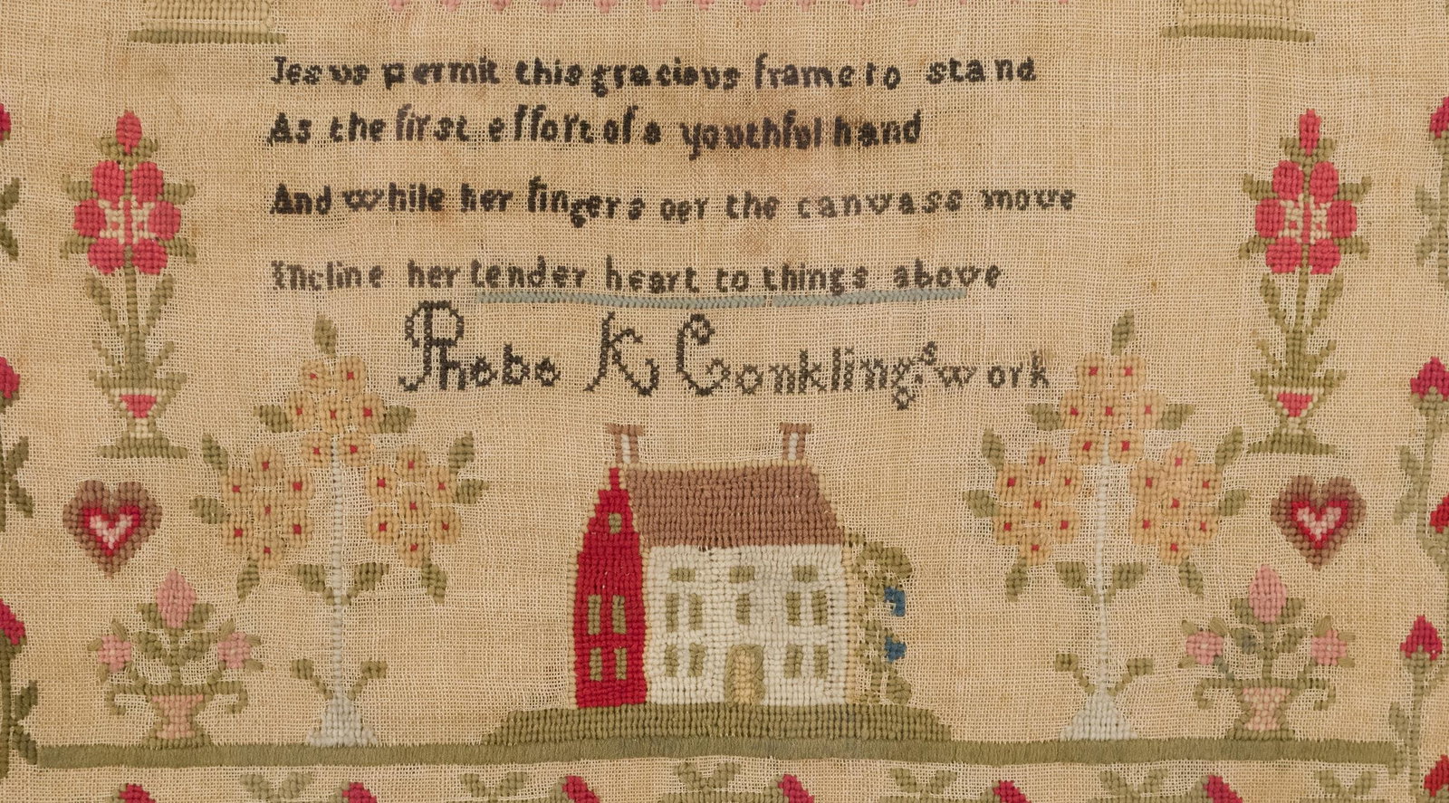 1846 PHOEBE K. CONKLING SAMPLER. - 4