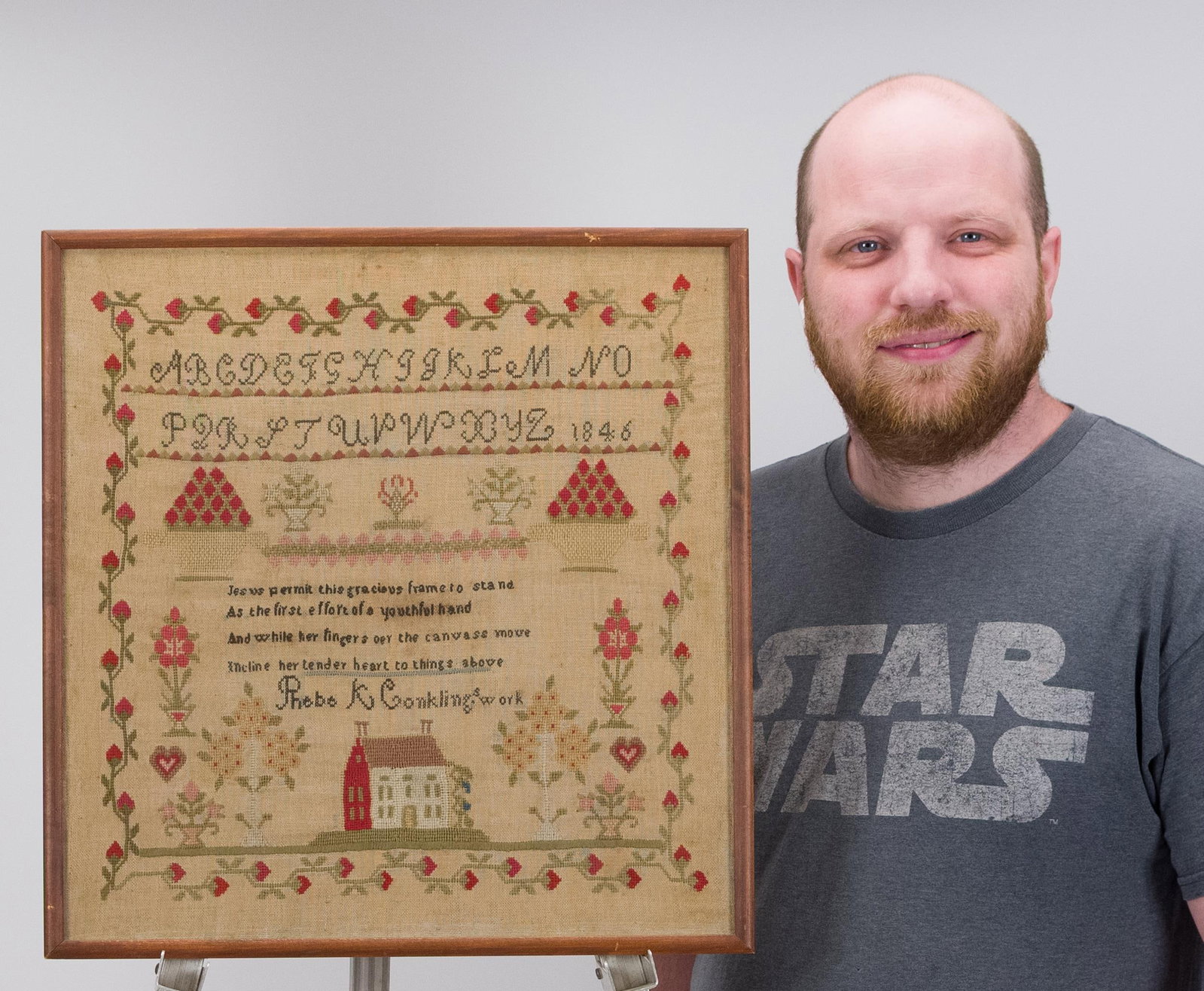 1846 PHOEBE K. CONKLING SAMPLER. - 6
