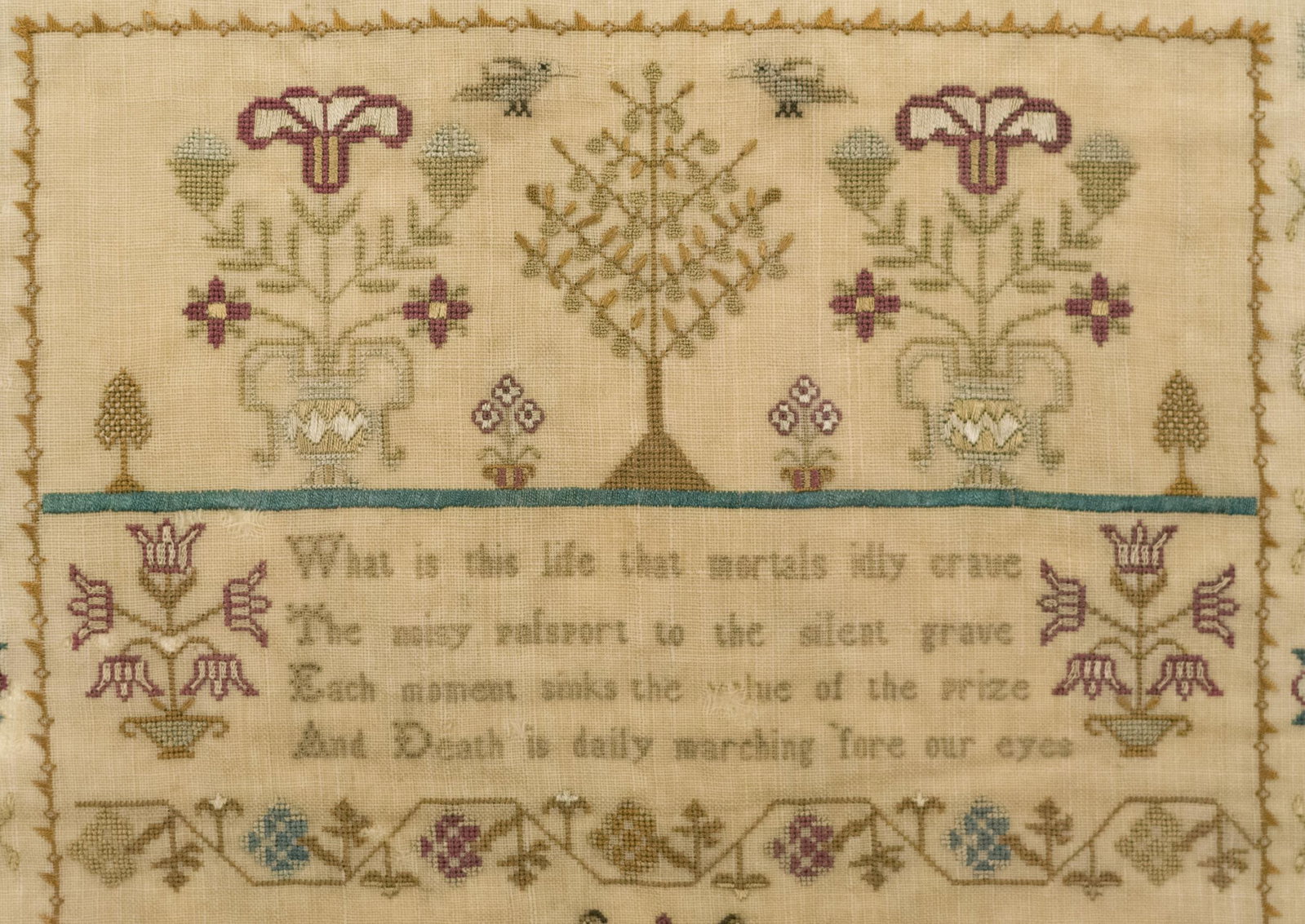 1802 SARAH OSMOND SAMPLER. - 3