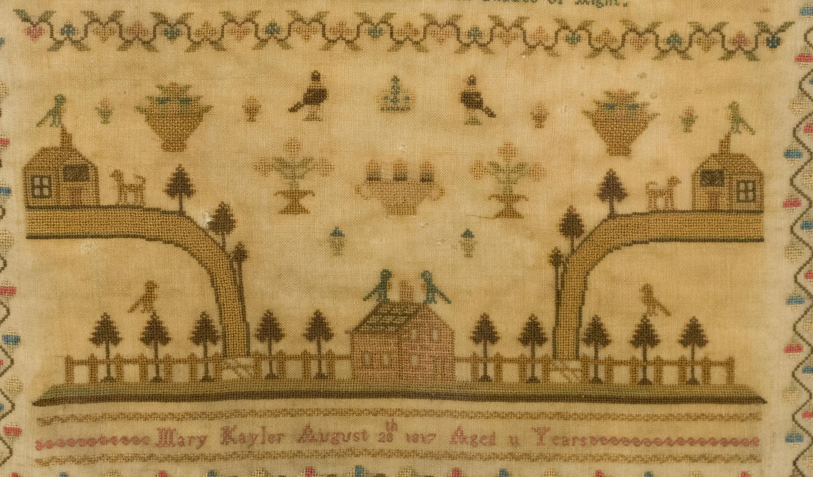1817 MARY KAYLER SAMPLER.  - 4
