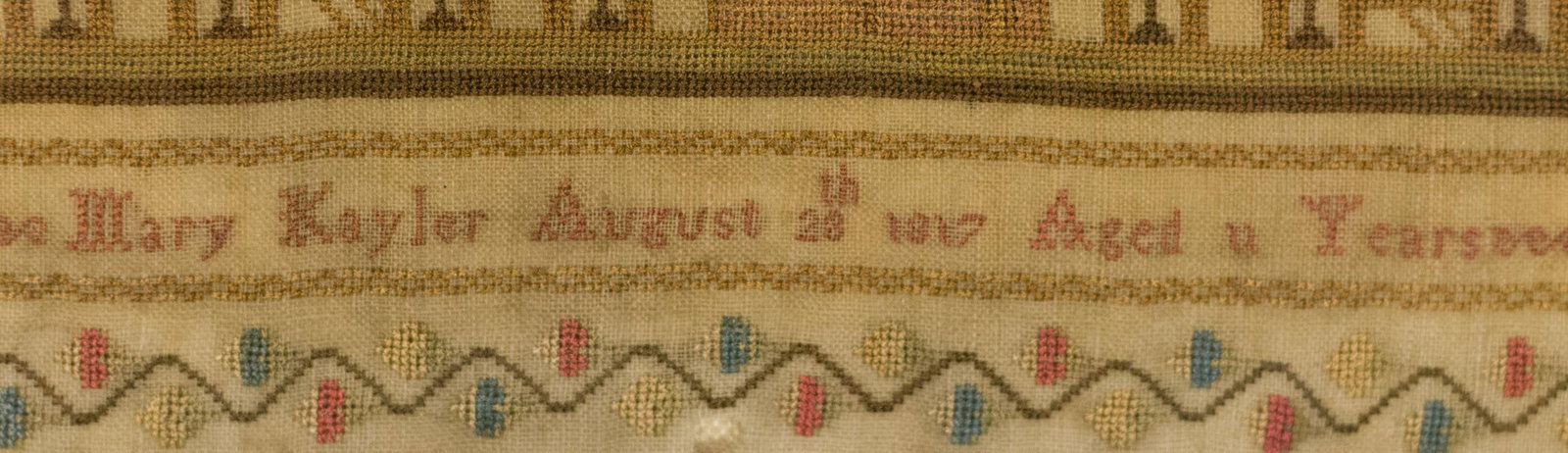 1817 MARY KAYLER SAMPLER.  - 5