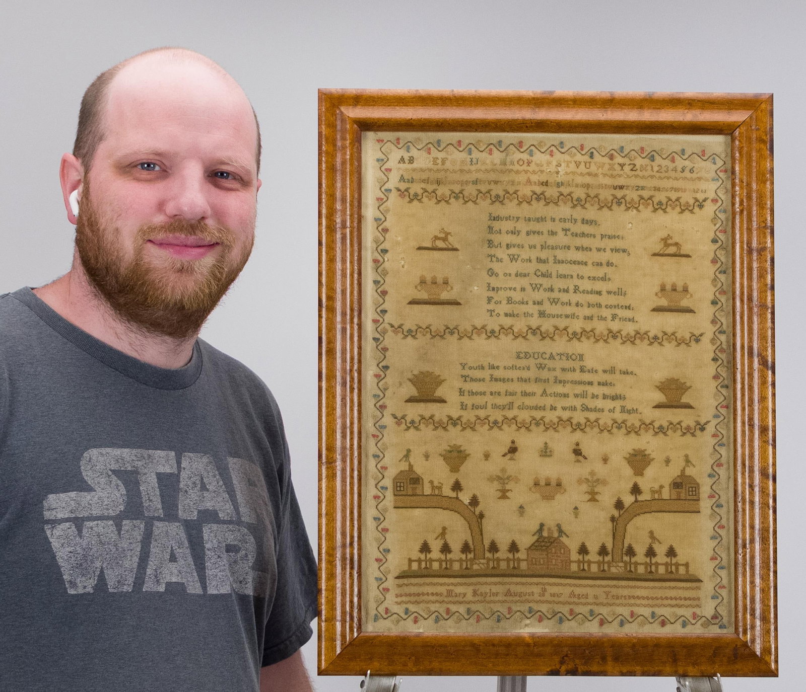 1817 MARY KAYLER SAMPLER.  - 7