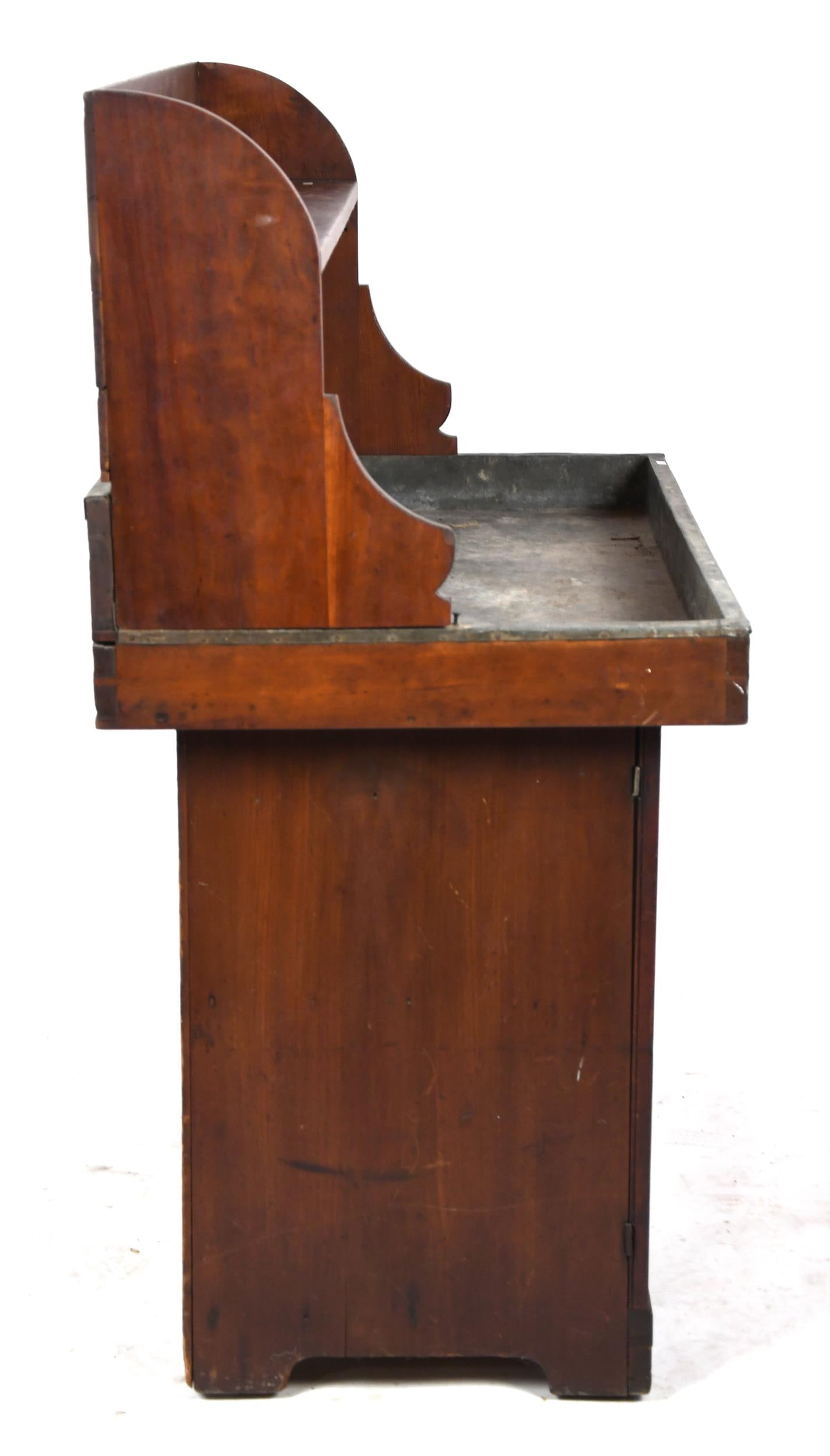 19TH C. CHERRY DRY SINK. - 12