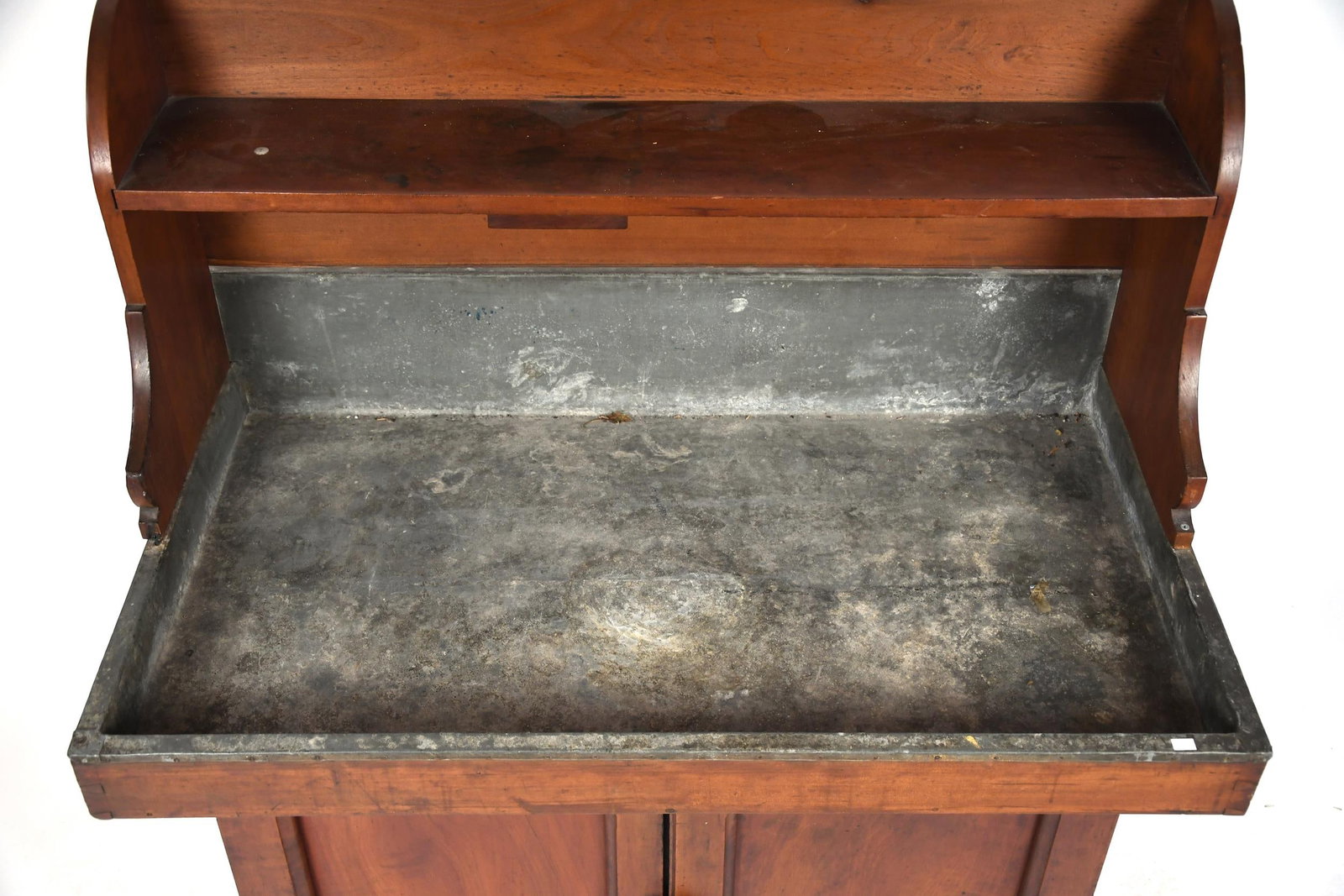 19TH C. CHERRY DRY SINK. - 7