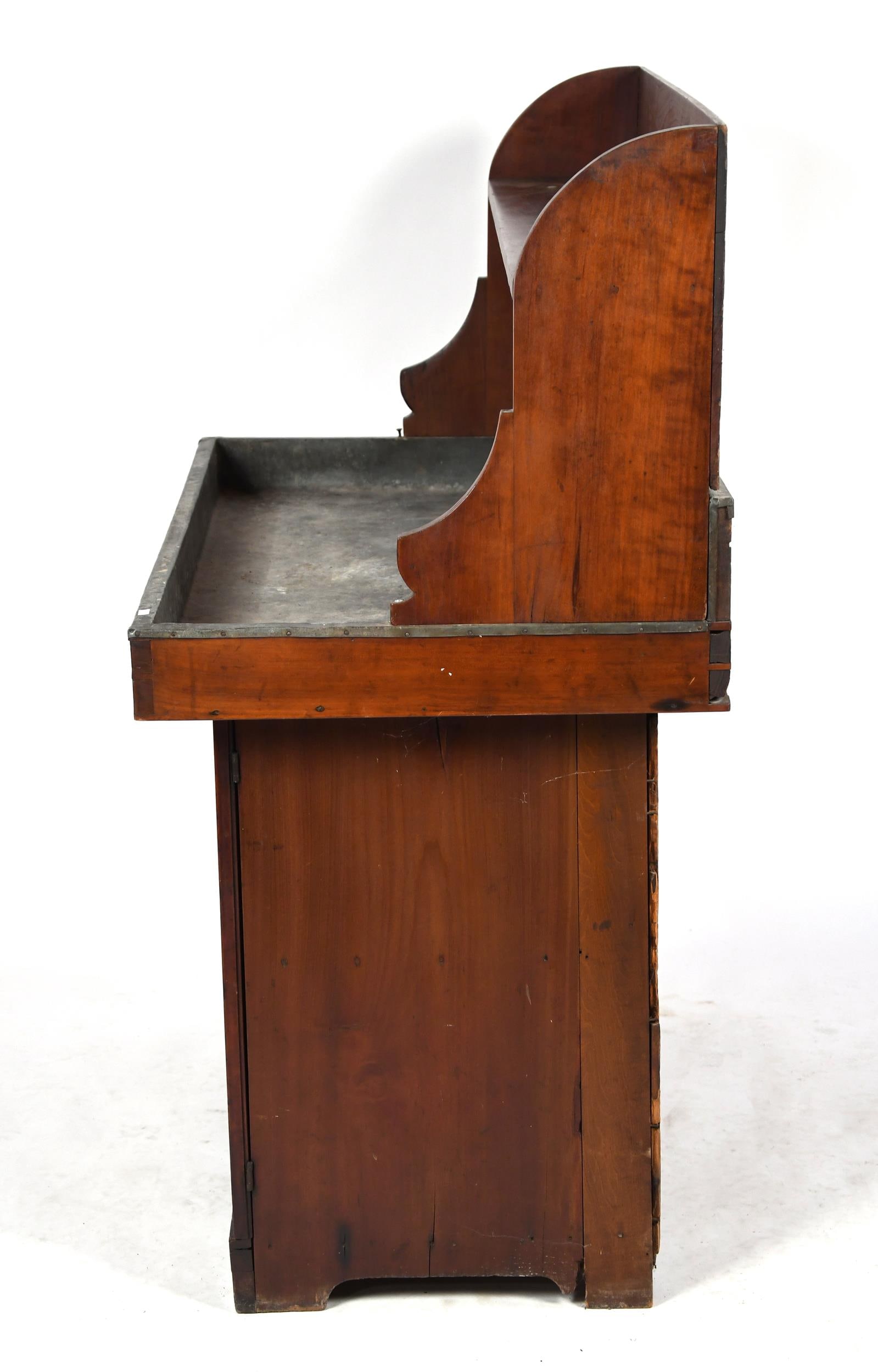 19TH C. CHERRY DRY SINK. - 9