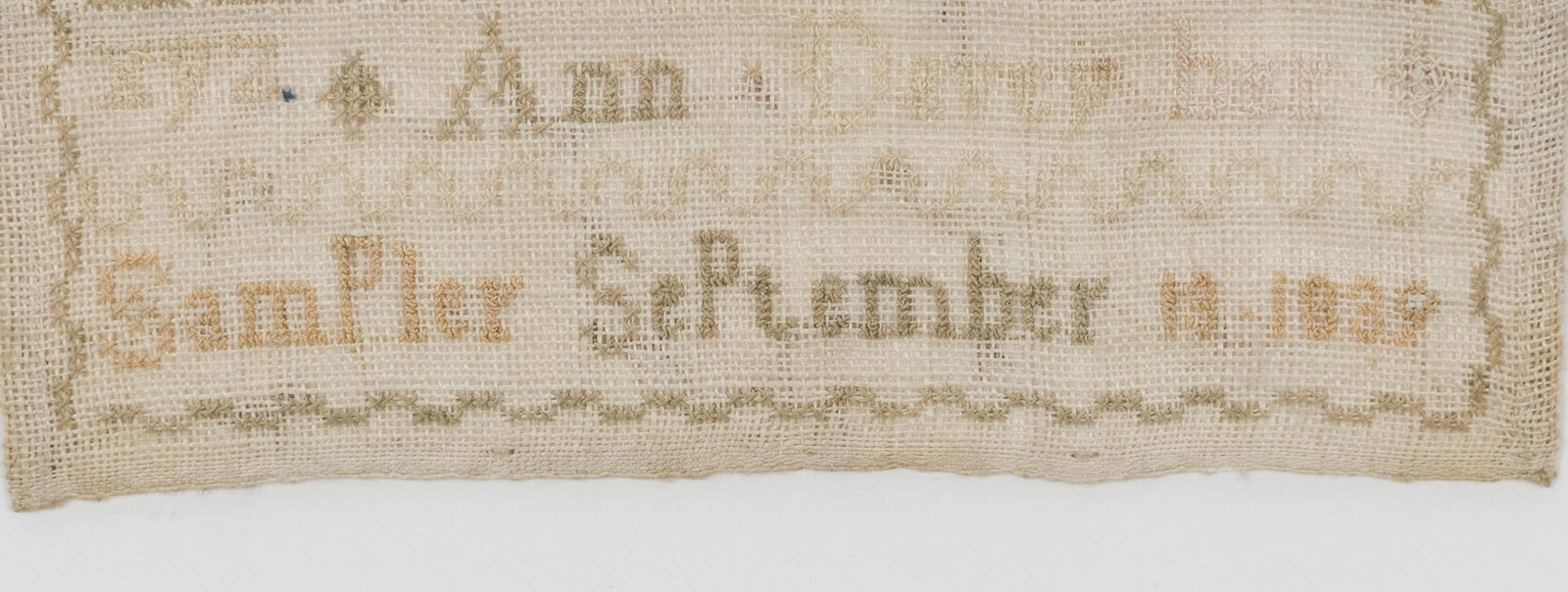 1839 ANN DAVEY SAMPLER. - 5