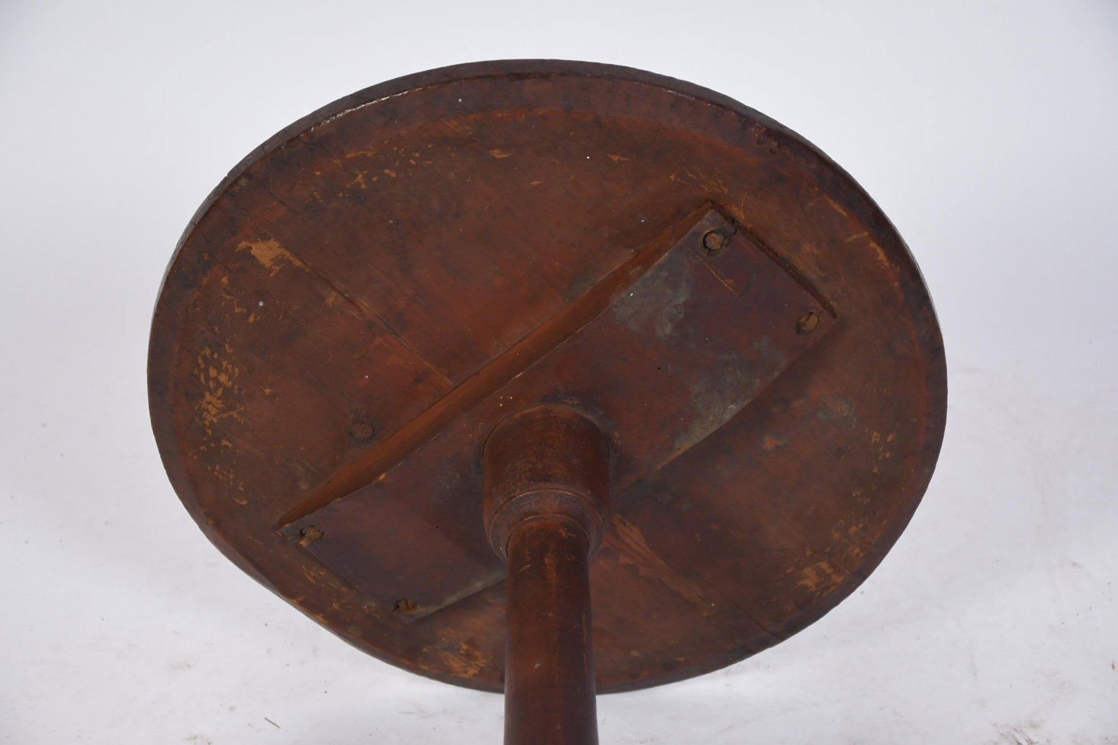 EARLY 19TH C. PRIMITIVE CANDLESTAND. - 4