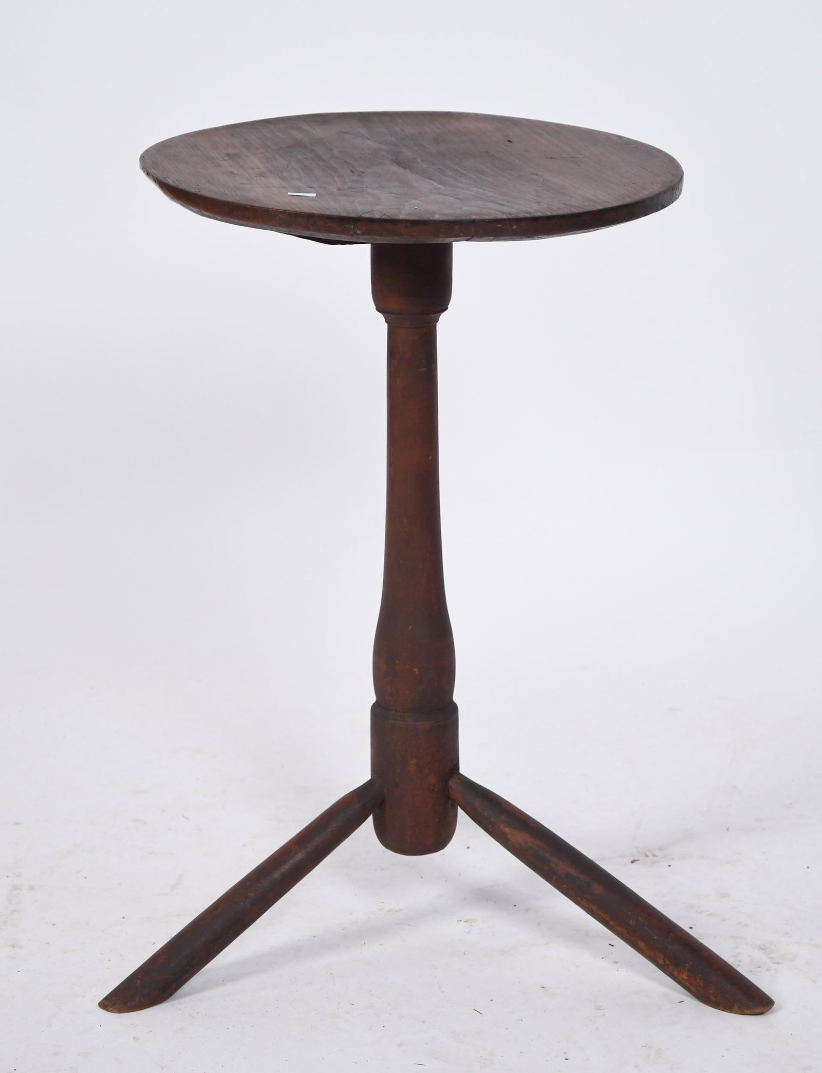 EARLY 19TH C. PRIMITIVE CANDLESTAND. - 5