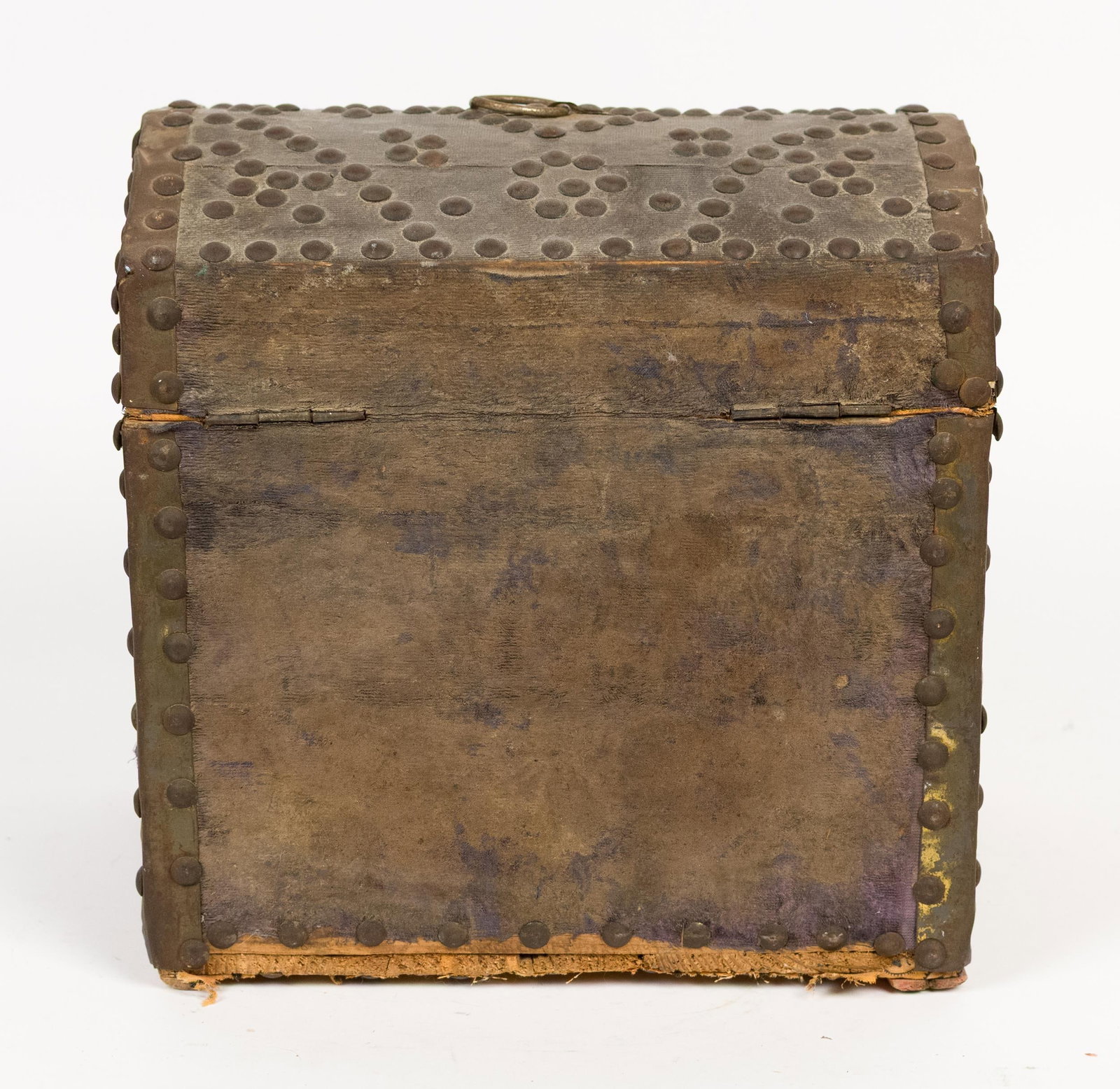 MEDIEVAL STYLE STUDDED DOCUMENT BOX. - 6