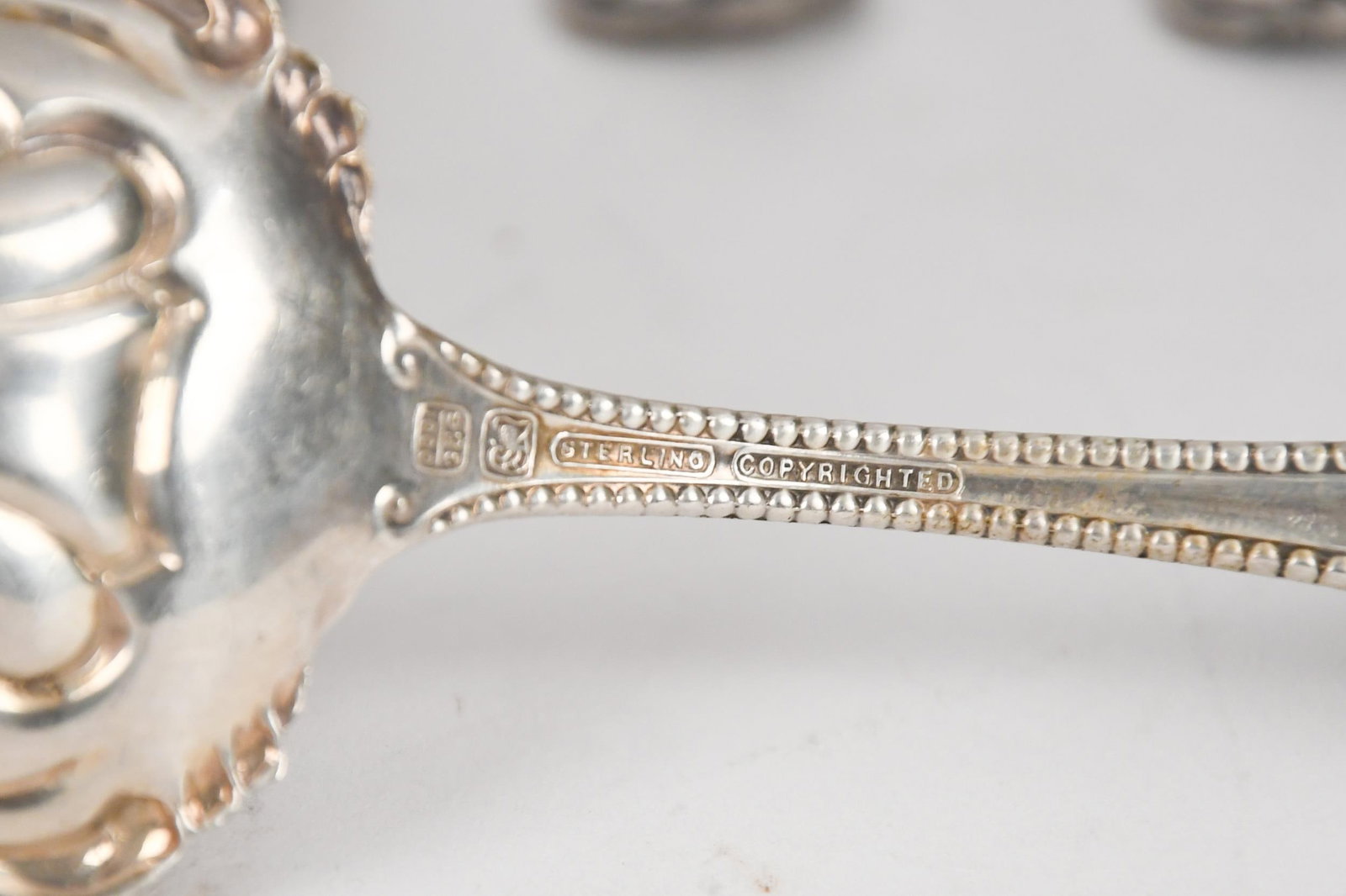 22 PCS STERLING SILVER FLATWARE. - 6