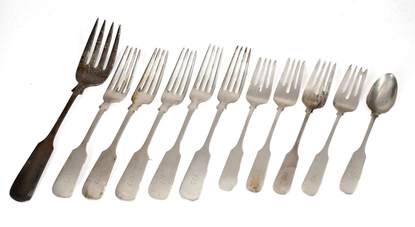 11 PCS OF GORHAM STERLING FLATWARE. (1 of 5)