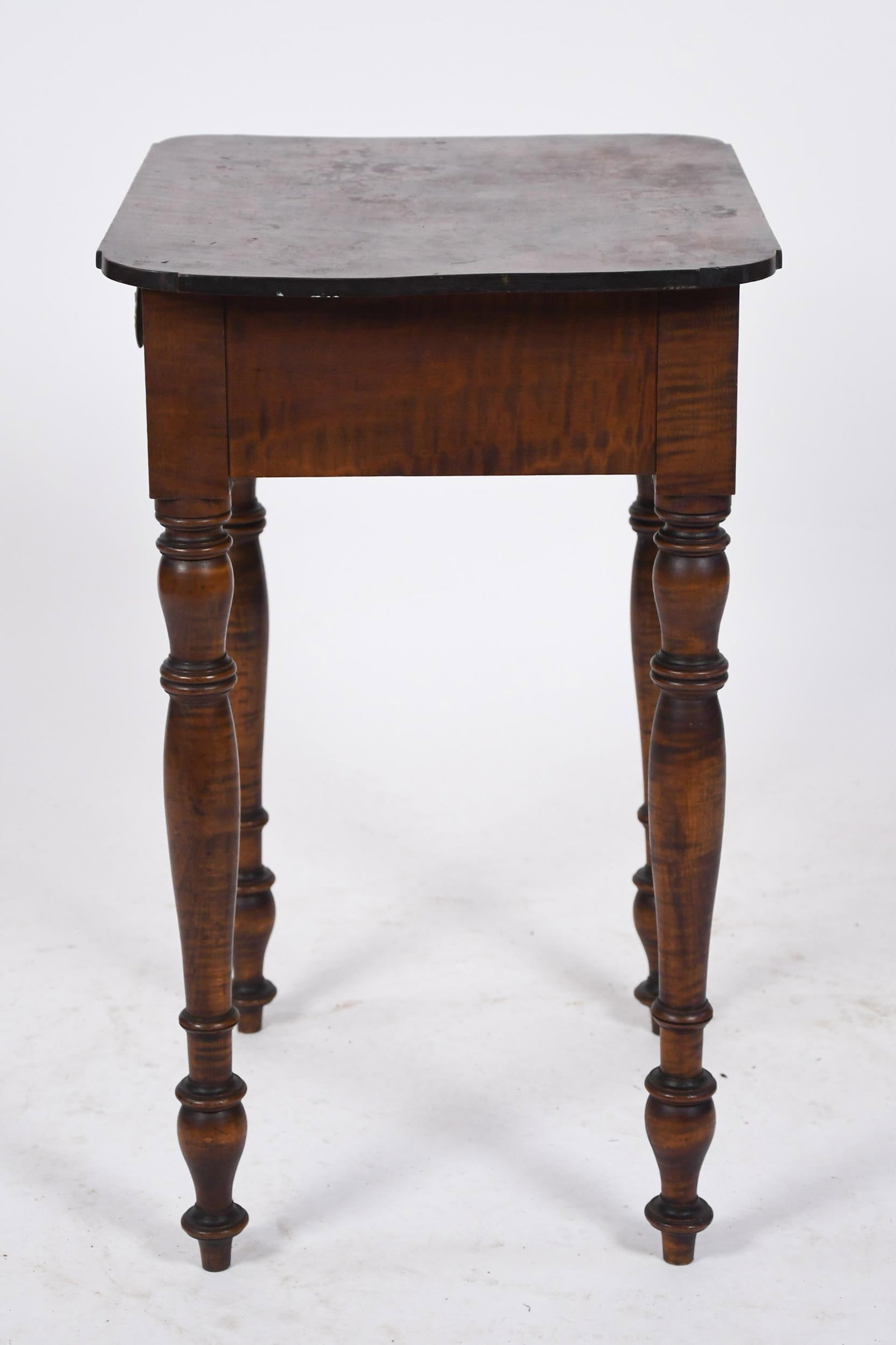 19TH C. TIGER MAPLE SHERATON STAND. - 5