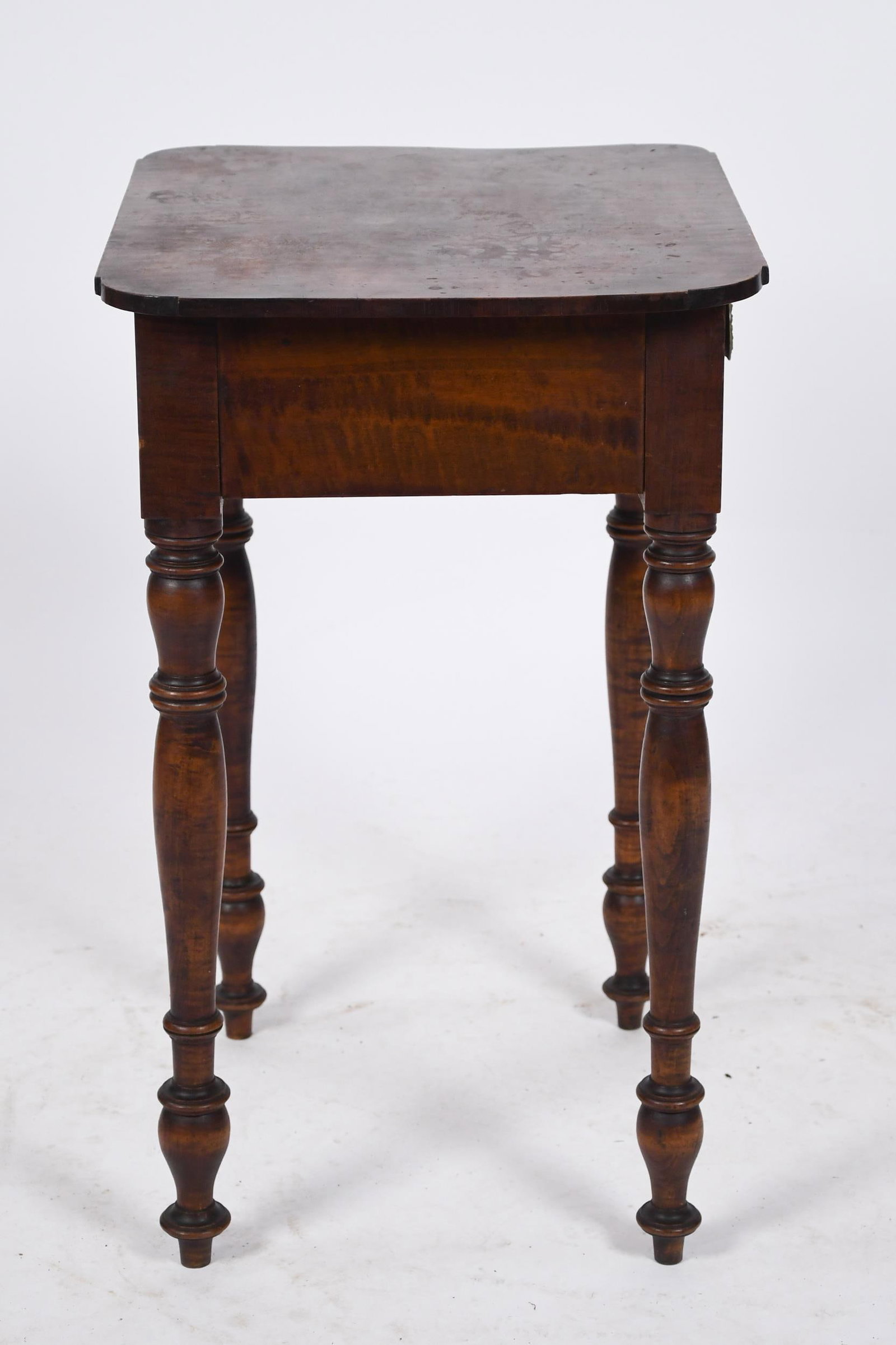 19TH C. TIGER MAPLE SHERATON STAND. - 7