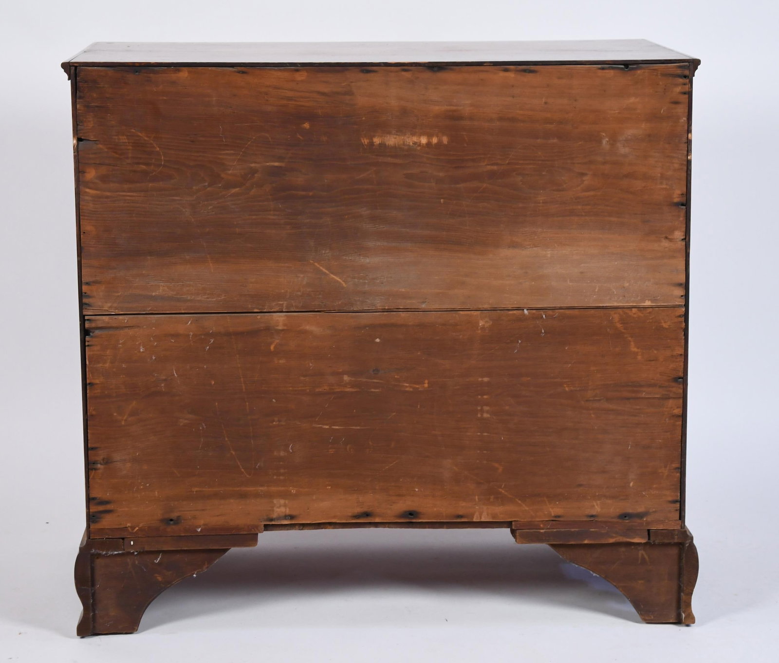 18TH C. CT CHERRY CHIPPENDALE CHEST.  - 6