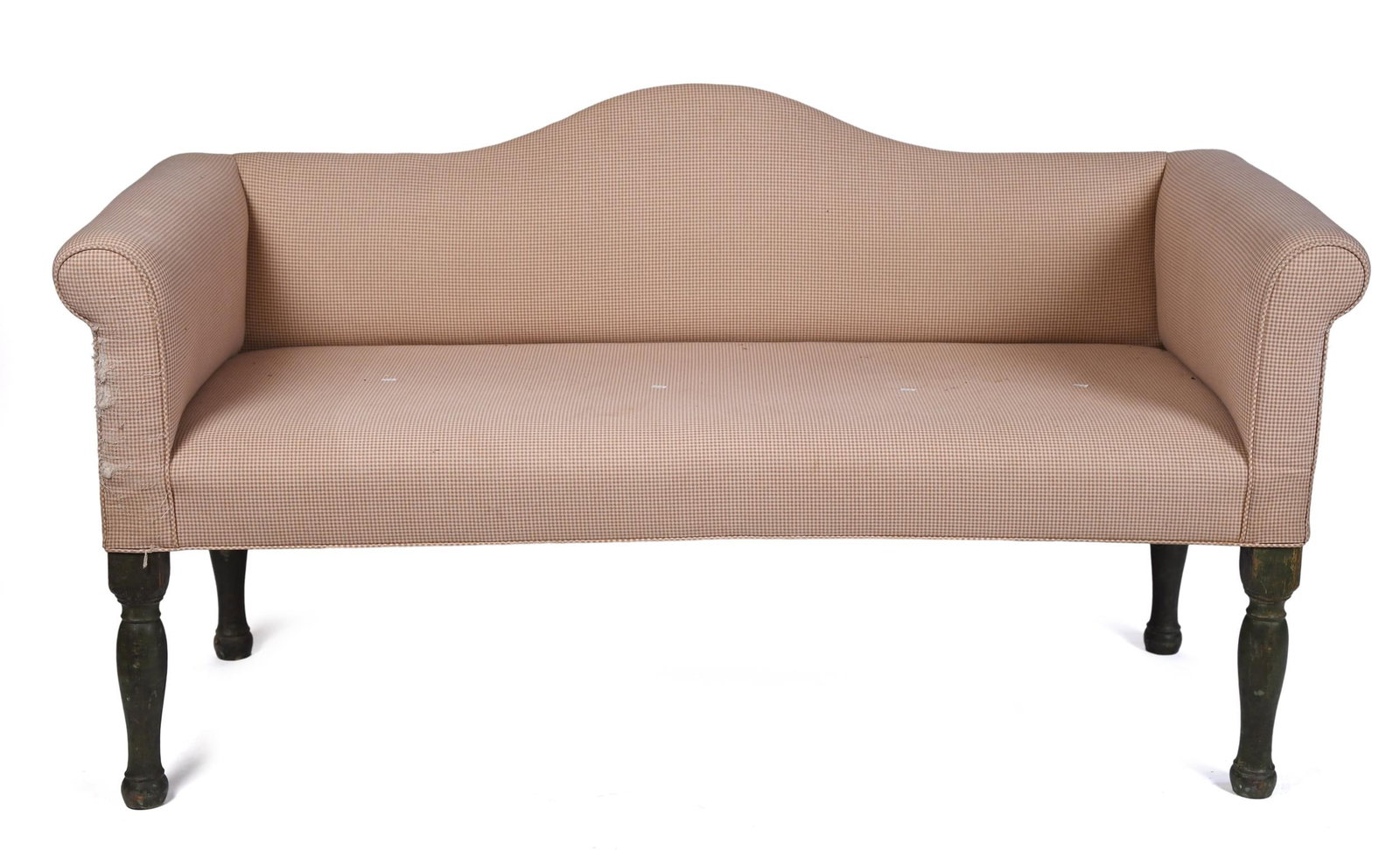 18TH C. CUSTOM UPHOLSTERED SOFA. (1 of 1)