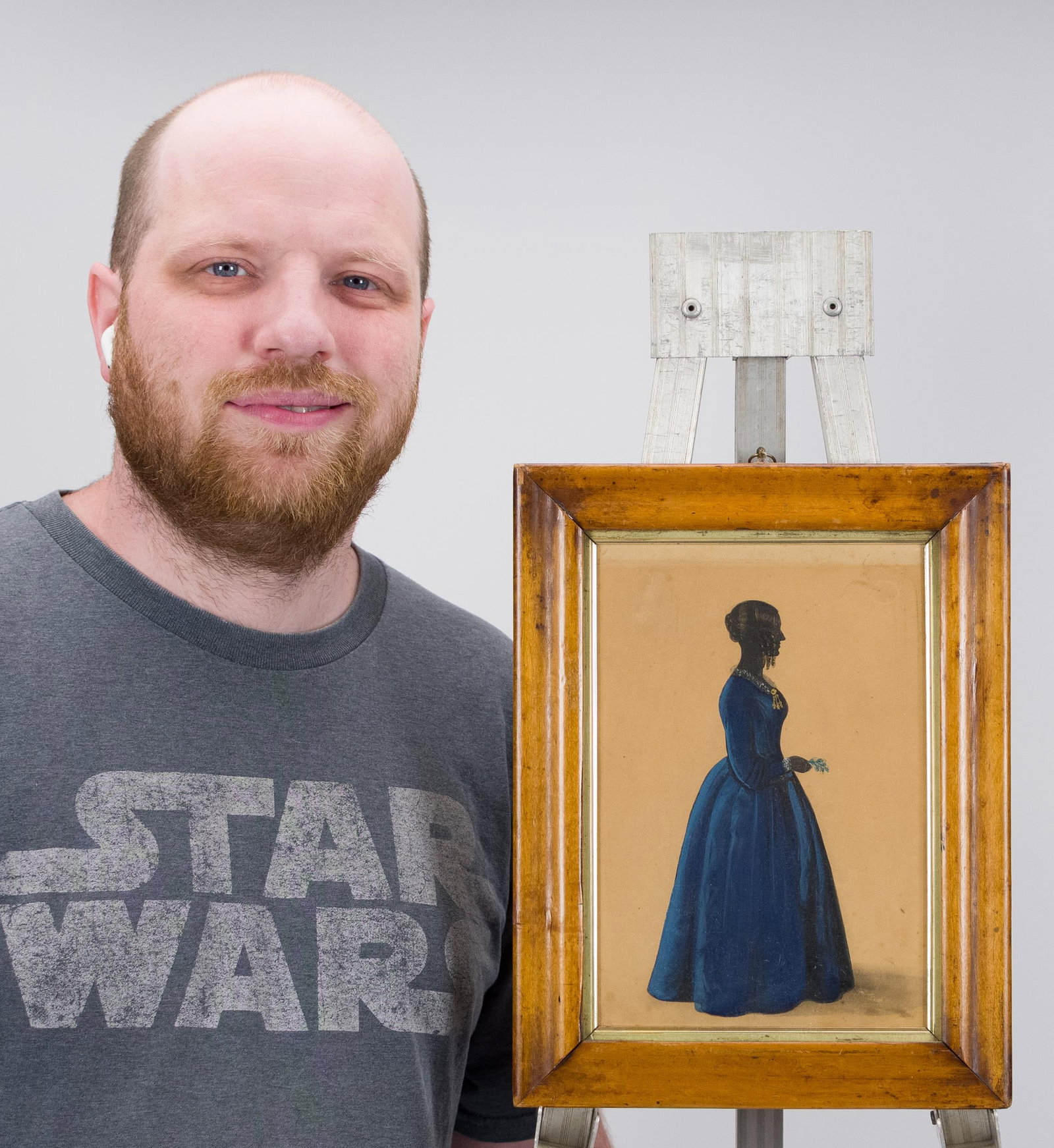 19TH C. GEORGE CROWHURST ATTRIBUTED SILHOUETTE . - 6