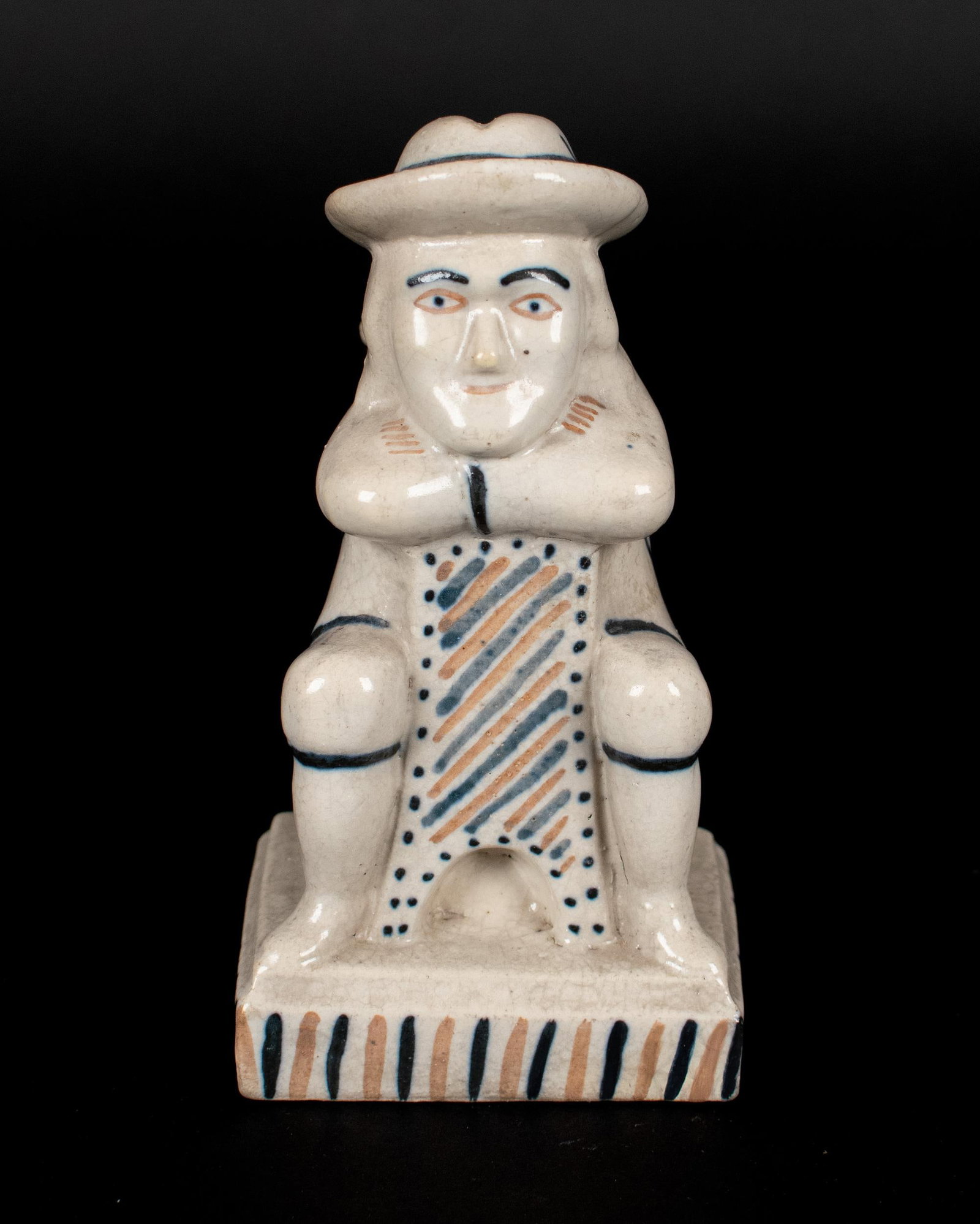 UNUSUAL 19TH C. TOBY MATCH HOLDER. (1 of 8)