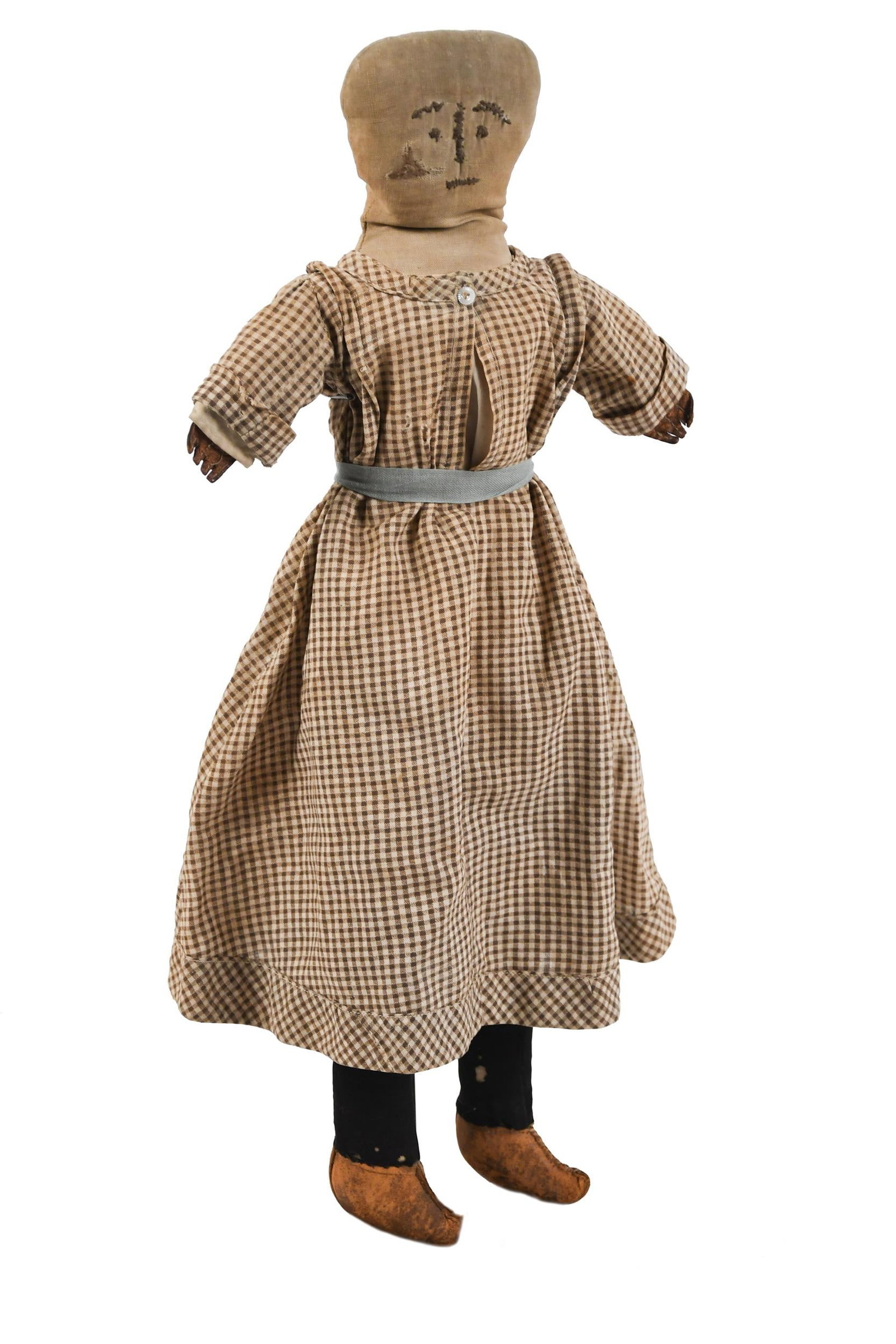 ANTIQUE PRIMITIVE NEW YORK DOLL. (1 of 7)