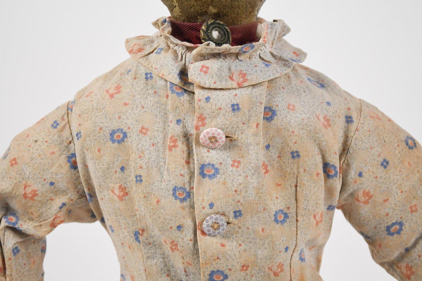 ANTIQUE AMERICAN PAINTED DOLL. - 3