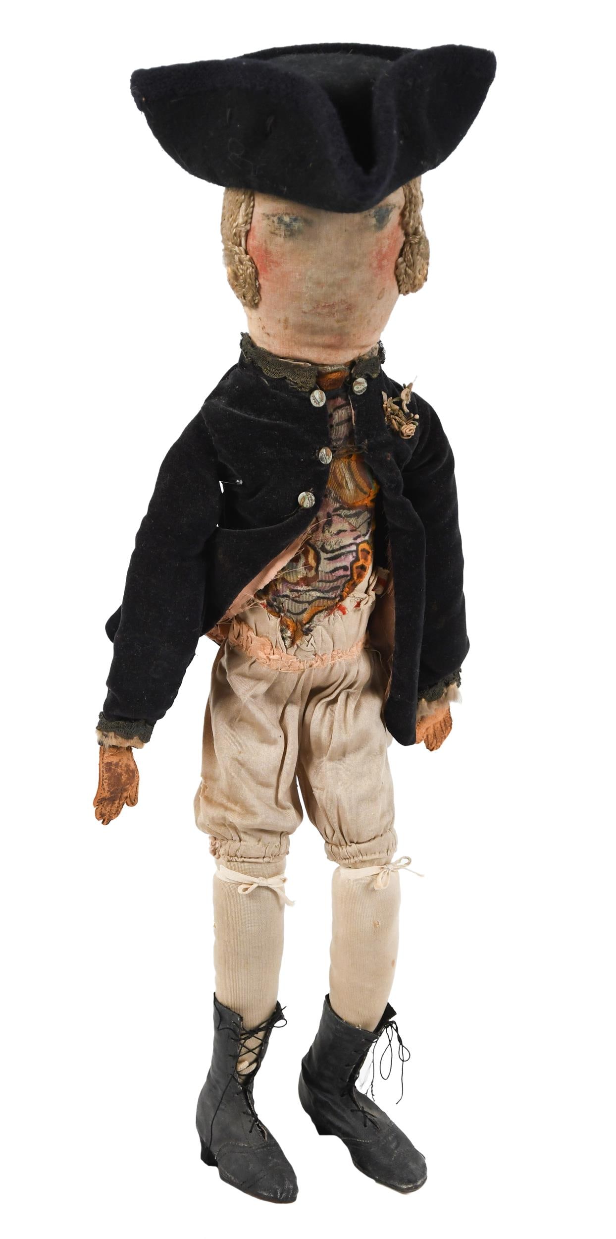 ANTIQUE GEORGE WASHINGTON CLOTH DOLL. (1 of 9)