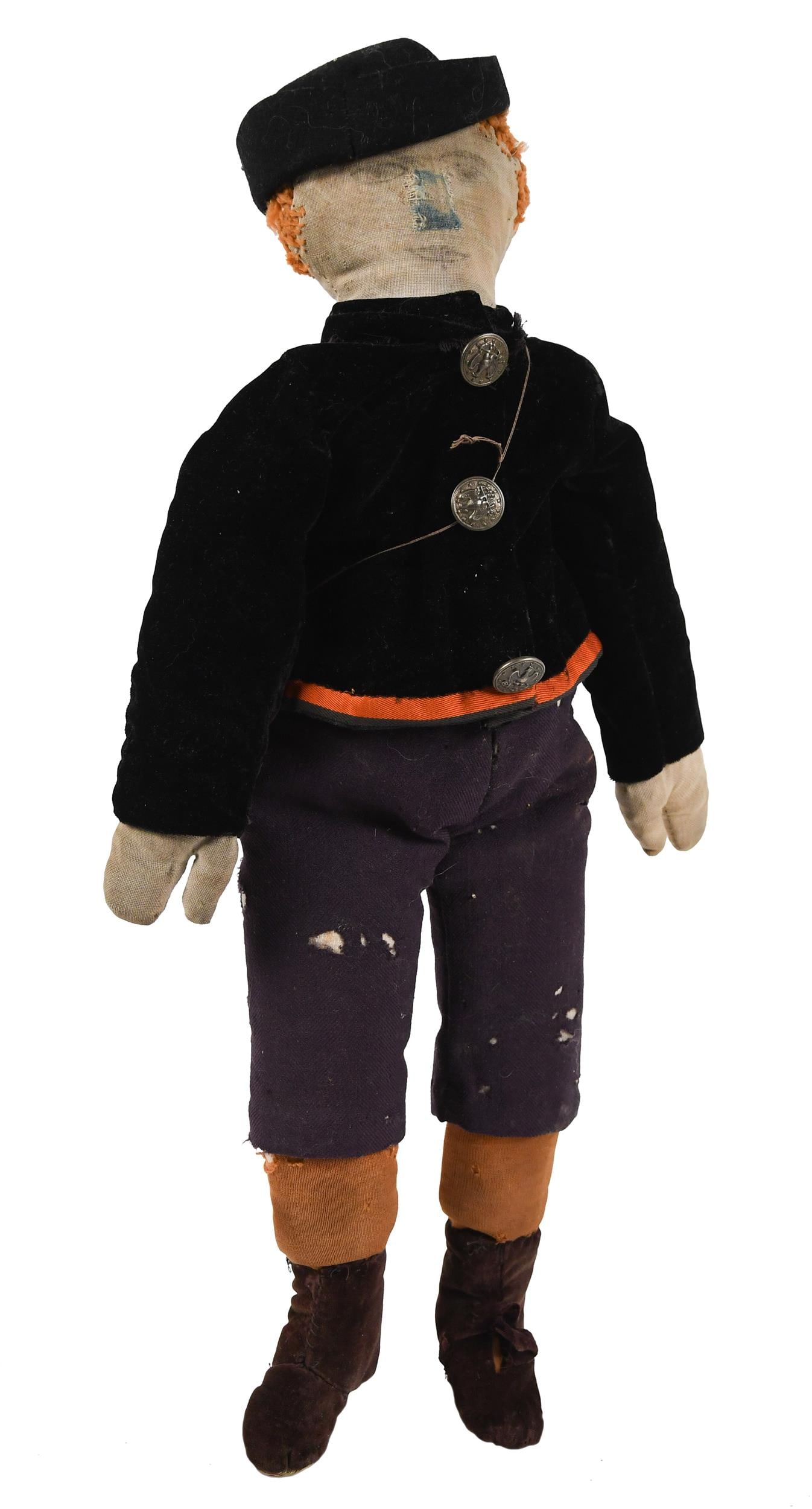 EARLY ADMIRAL DEWEY CLOTH DOLL. (1 of 10)