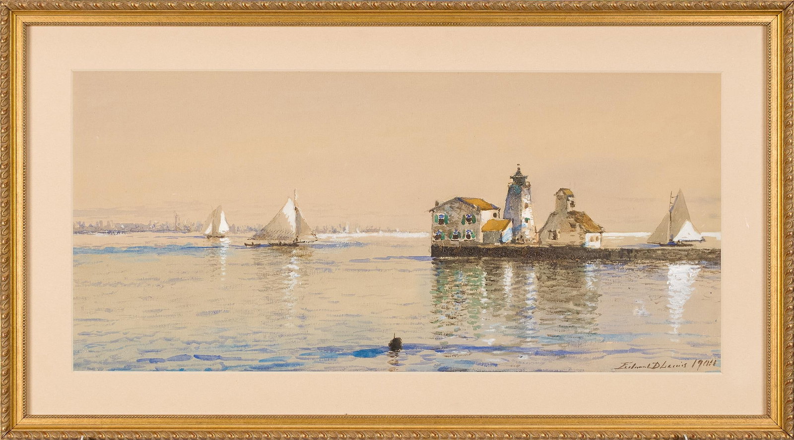 EDMUND DARCH LEWIS, IDA LEWIS ROCK LIGHTHOUSE, RI. (1 of 8)
