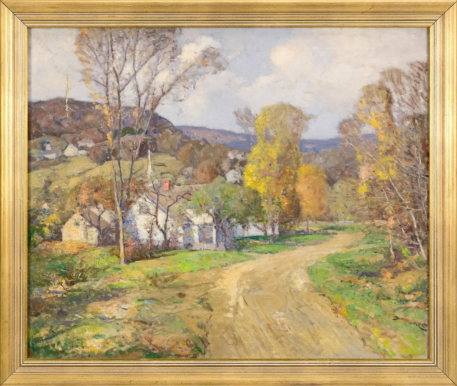 20TH C. AMERICAN IMPRESSIONIST LANDSCAPE.