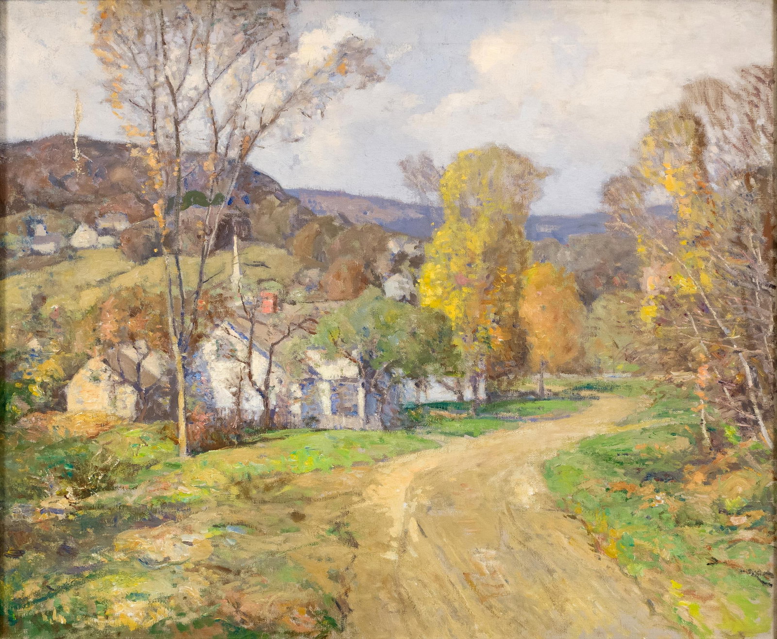 20TH C. AMERICAN IMPRESSIONIST LANDSCAPE. - 2