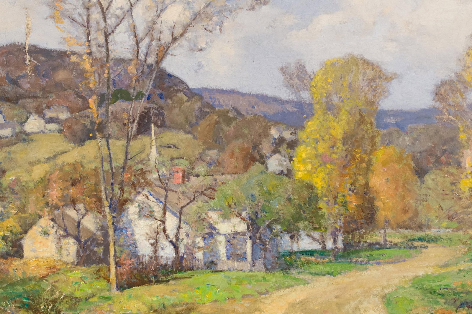 20TH C. AMERICAN IMPRESSIONIST LANDSCAPE. - 3