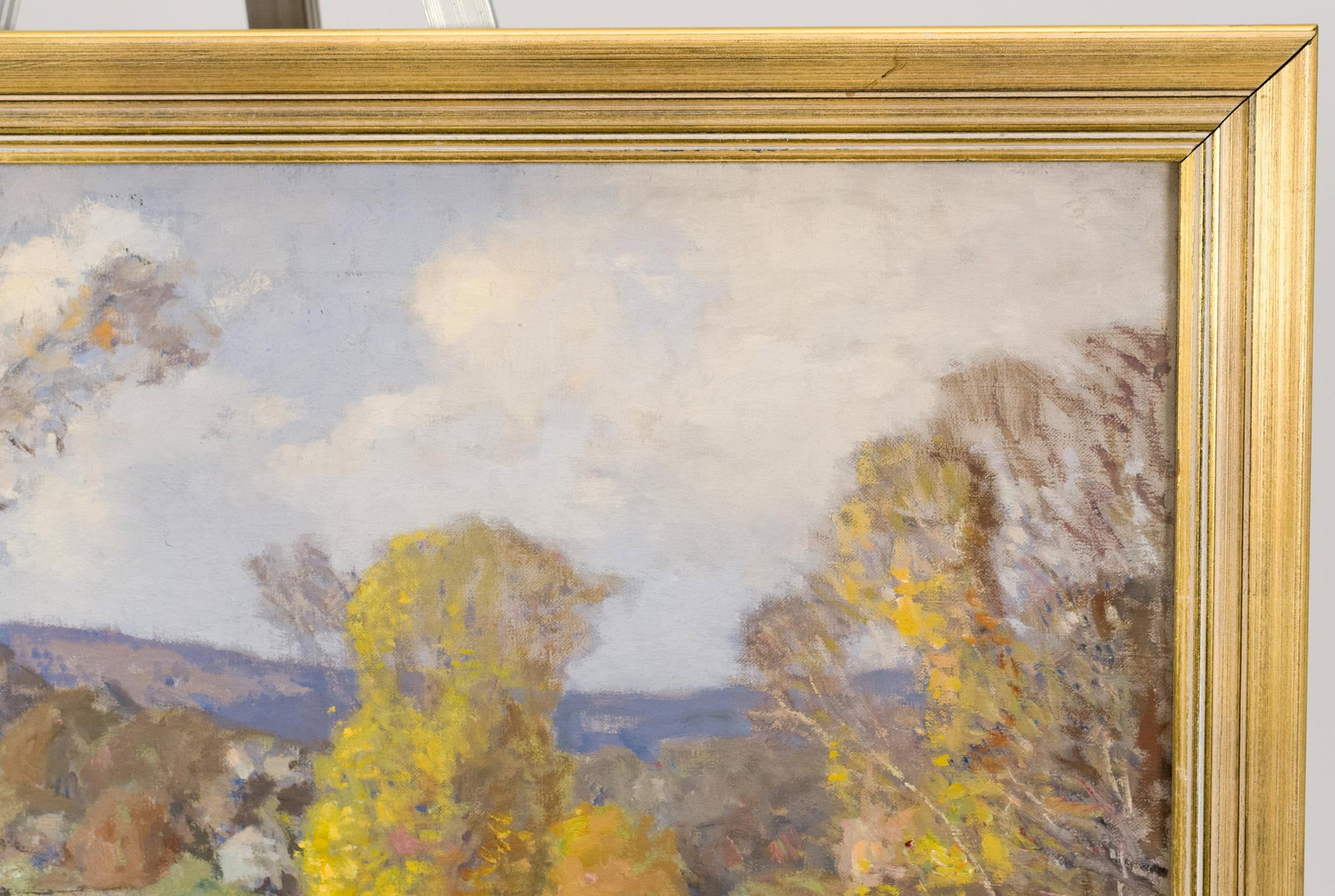 20TH C. AMERICAN IMPRESSIONIST LANDSCAPE. - 8
