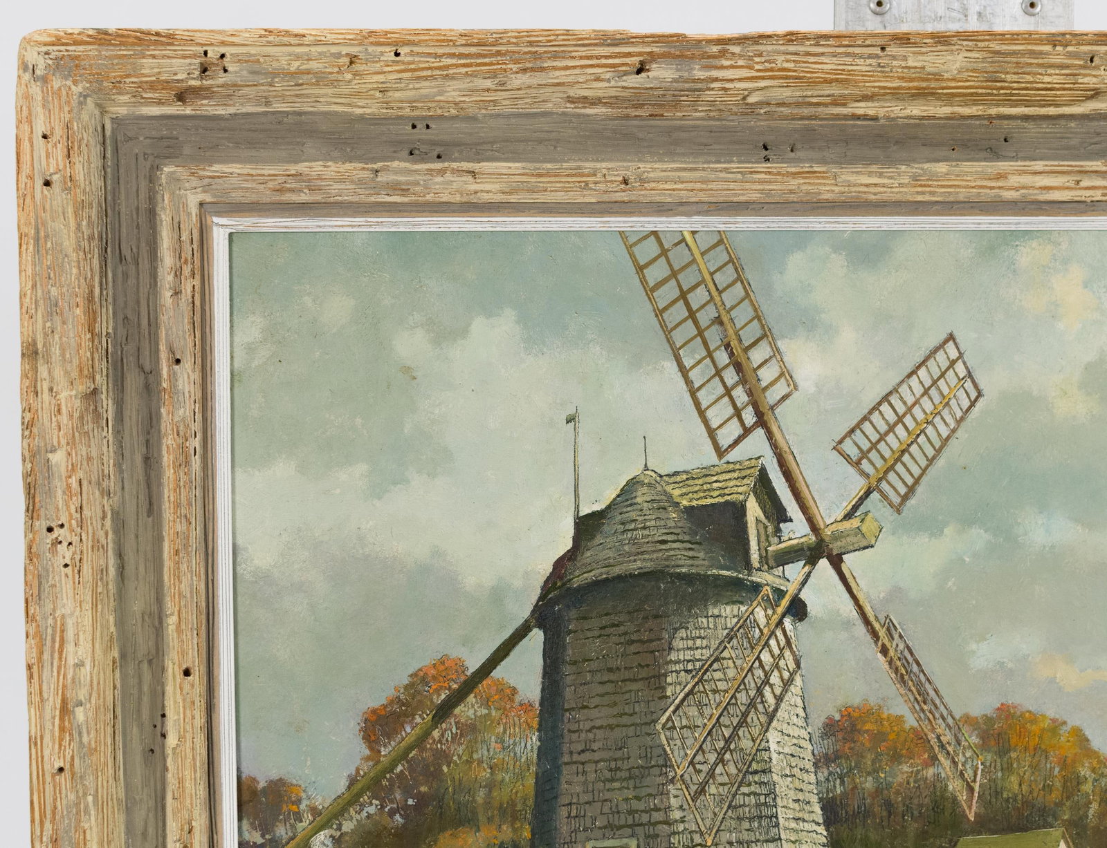 ERIC SLOANE OIL, CAPE COD WINDMILL. - 8