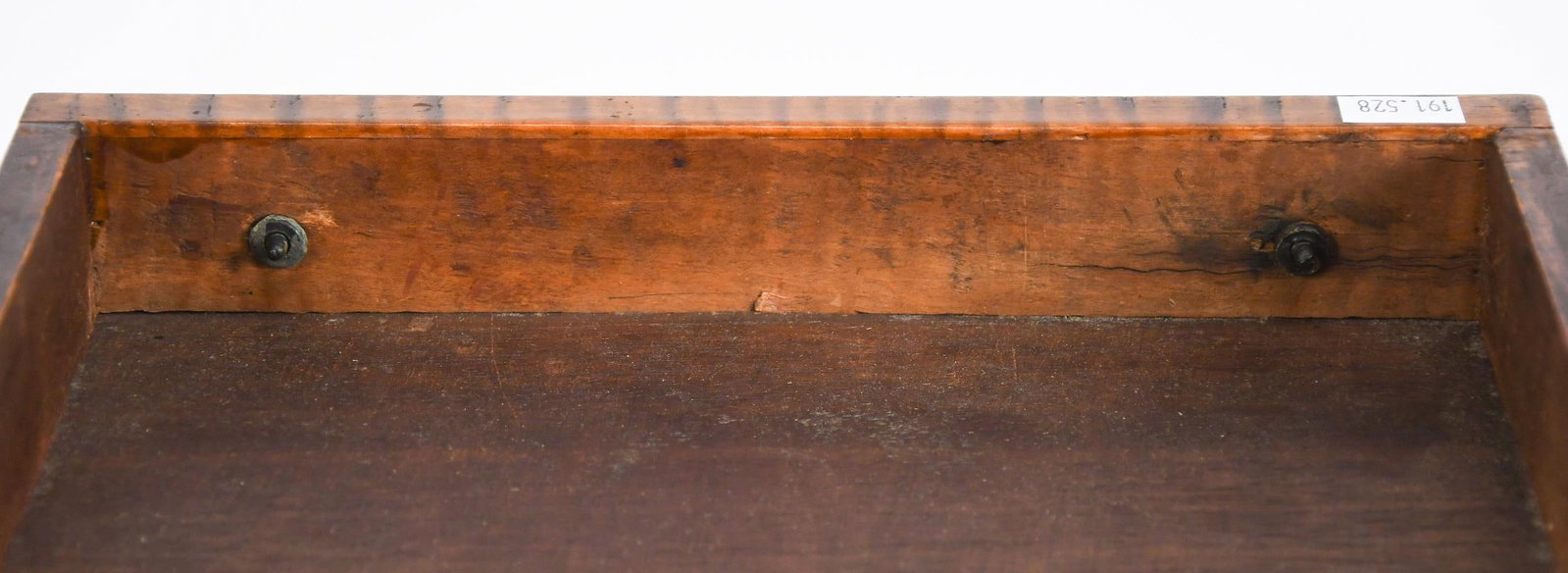 FEDERAL NE TIGER MAPLE TWO DRAWER STAND. - 7