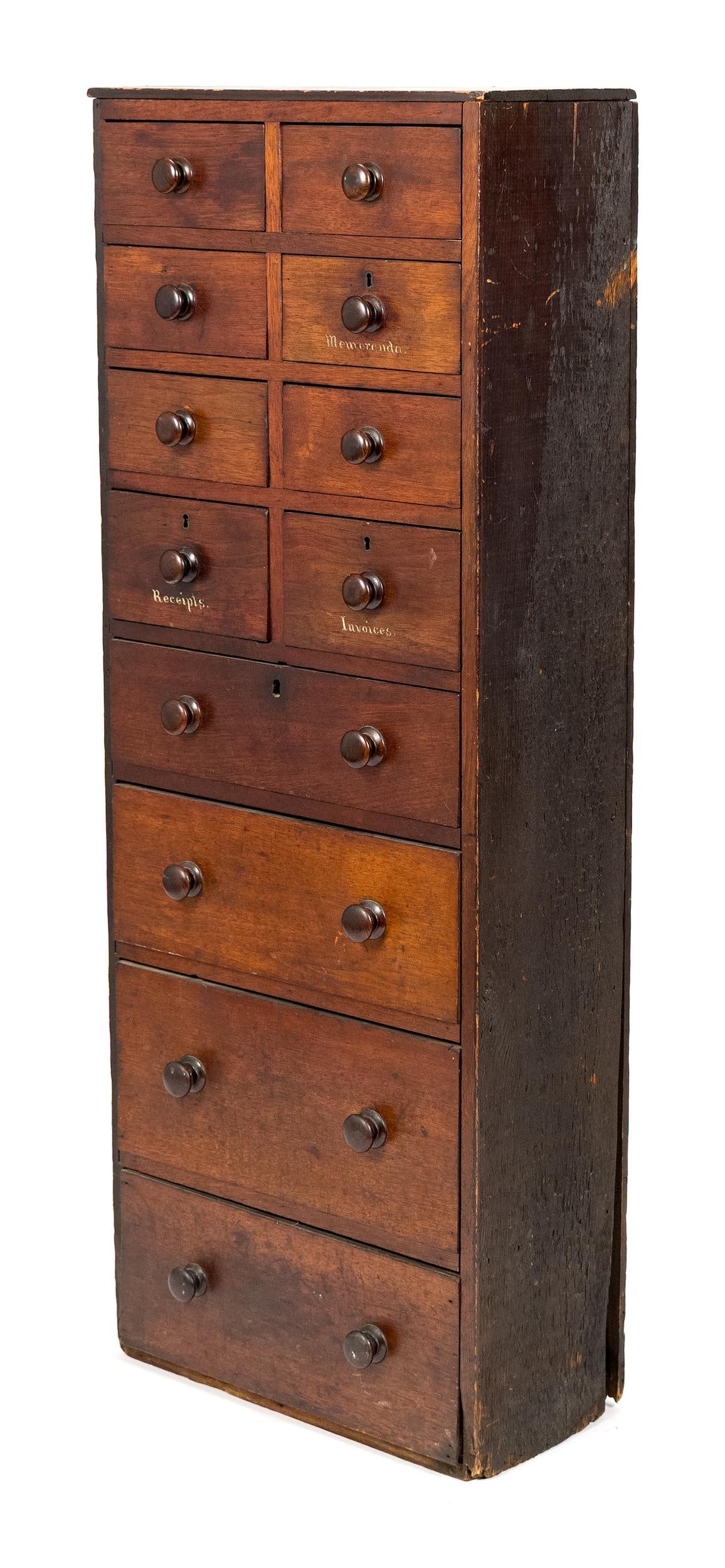 19TH C. MULTI DRAWER APOTHECARY. - 2