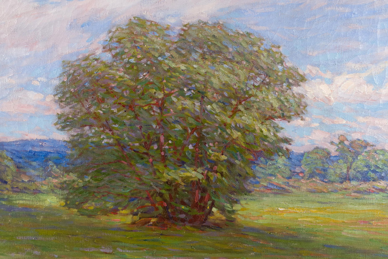 FREDERICK CROWNINSHIELD, O/C SUMMER LANDSCAPE. - 4