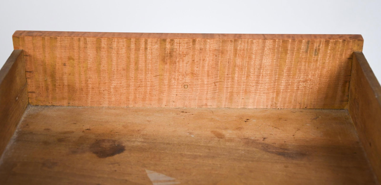 TWO TIGER MAPLE ONE DRAWER STANDS. - 9